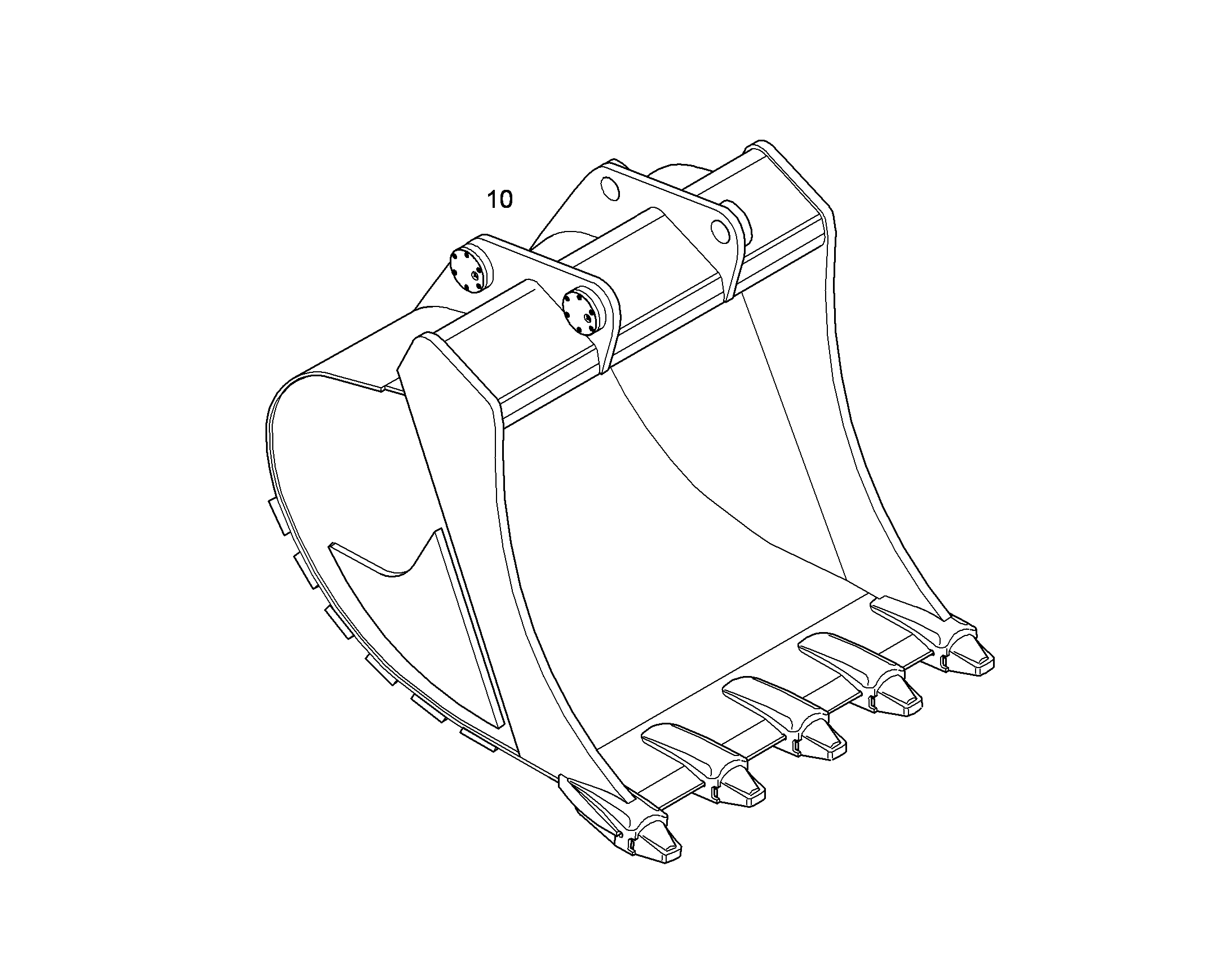 ЛОПАТА ОБРАТНАЯ HDL 10400812 LIEBHERR