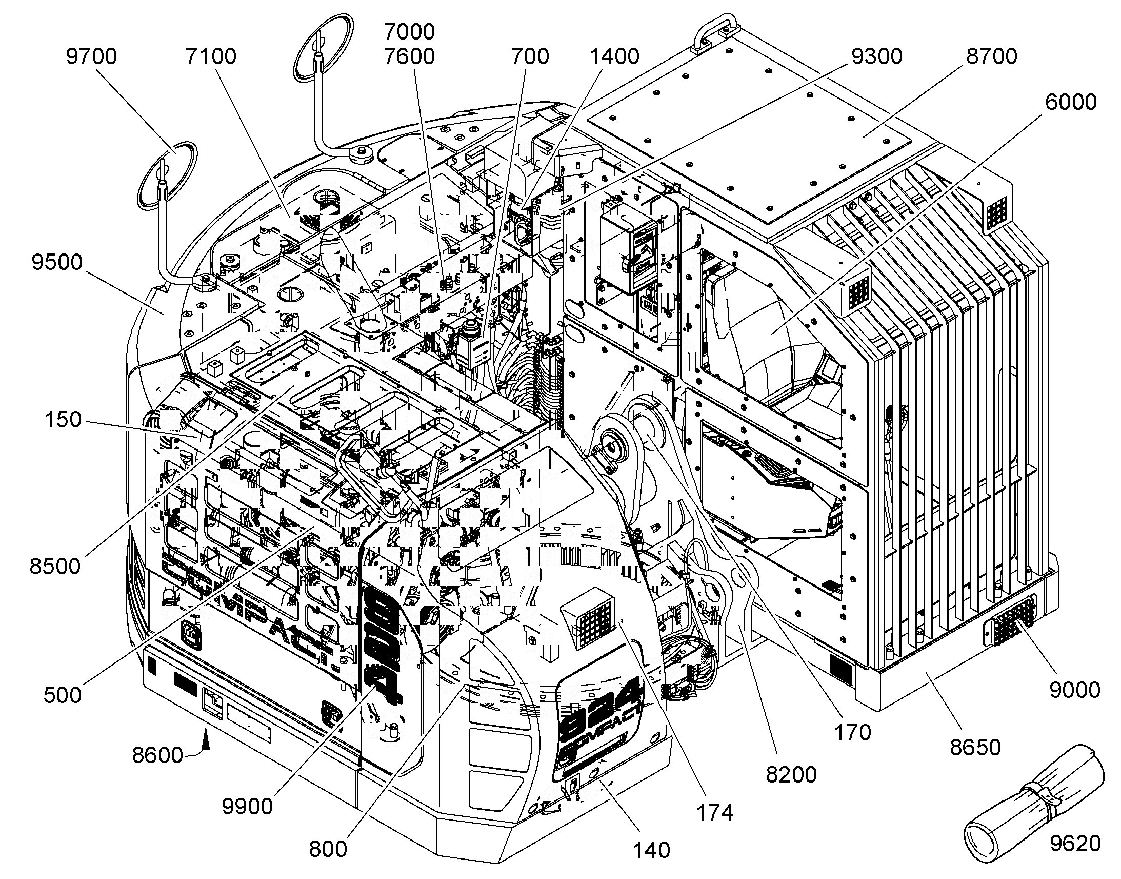 ЗЕРКАЛО ВНЕШНЕЕ В СБОРЕ 10399439 LIEBHERR