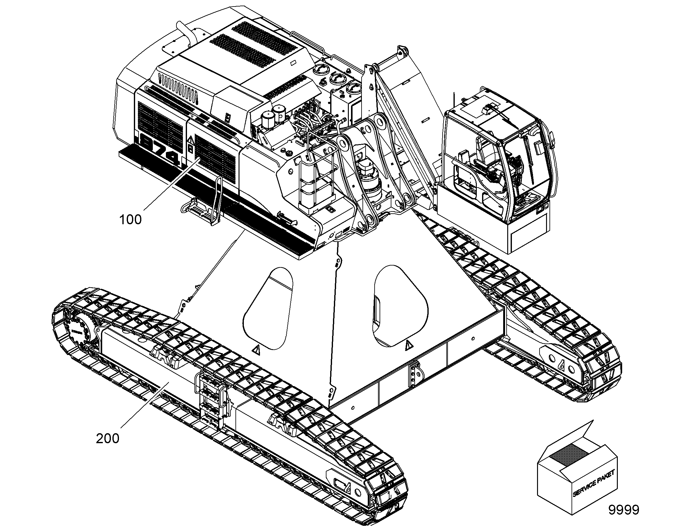 ШАССИ, КОМПЛЕКТ 10377948 LIEBHERR
