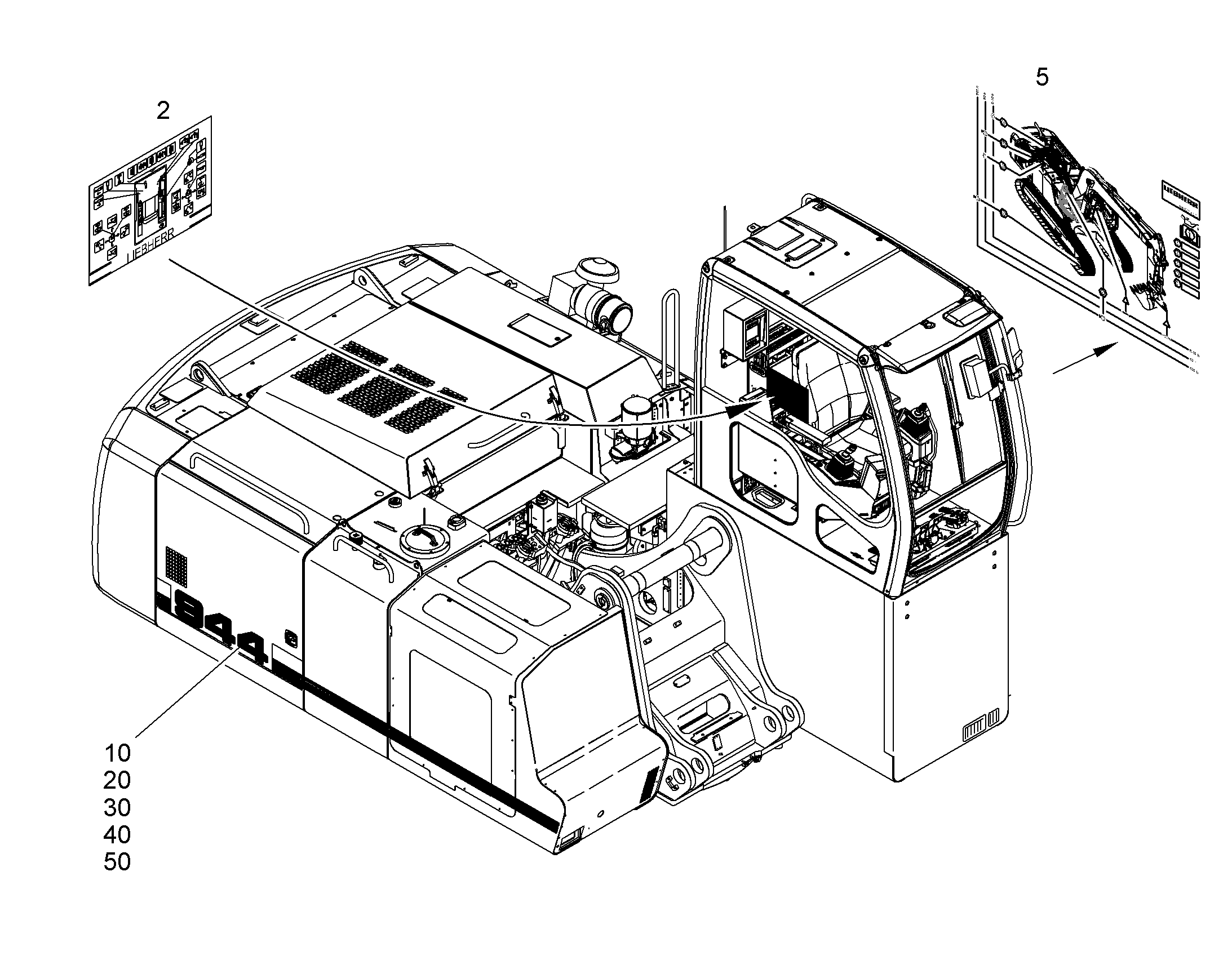 LIEBHERR УПРАВЛЕНИЕ 10847290 LIEBHERR
