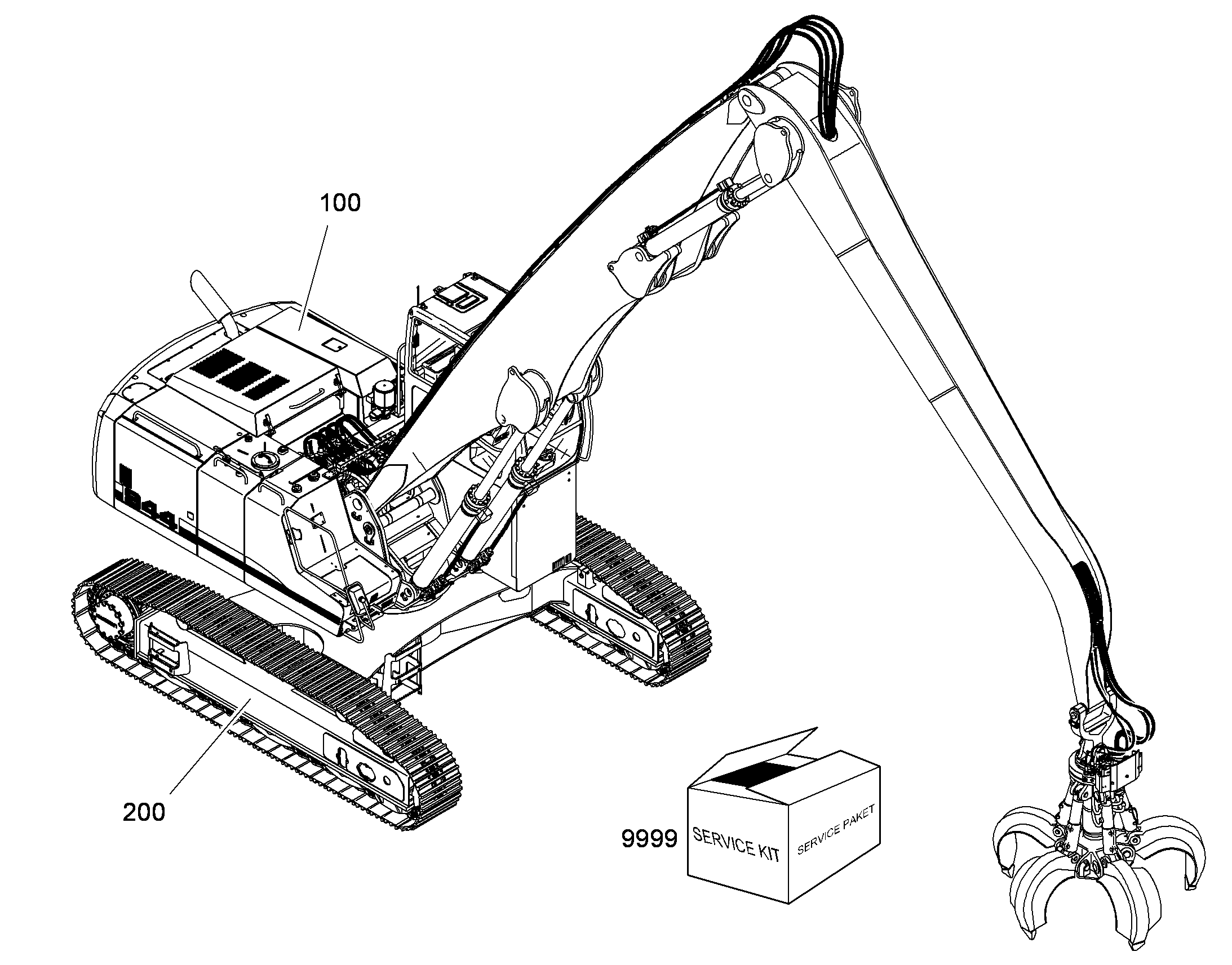 ШАССИ, КОМПЛЕКТ 10383231 LIEBHERR