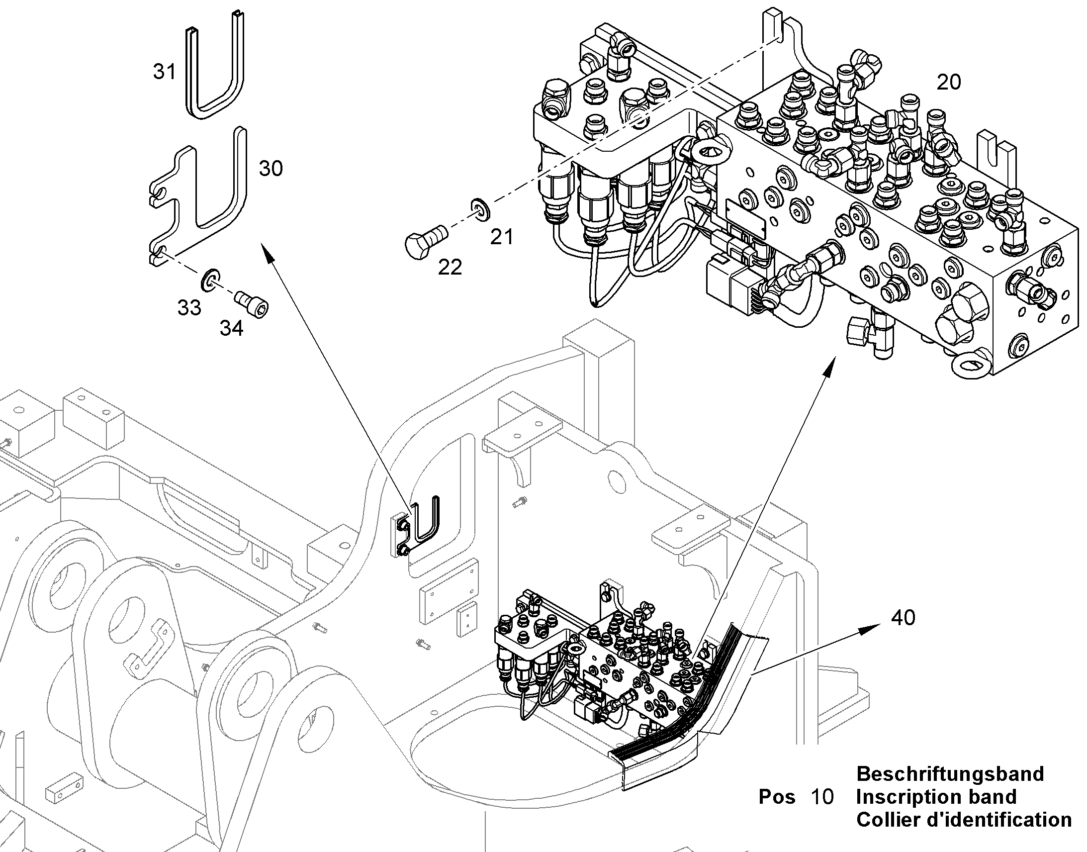 ЛОГИЧЕСКИЙ БЛОК, УСТАНОВКА 10368620 LIEBHERR