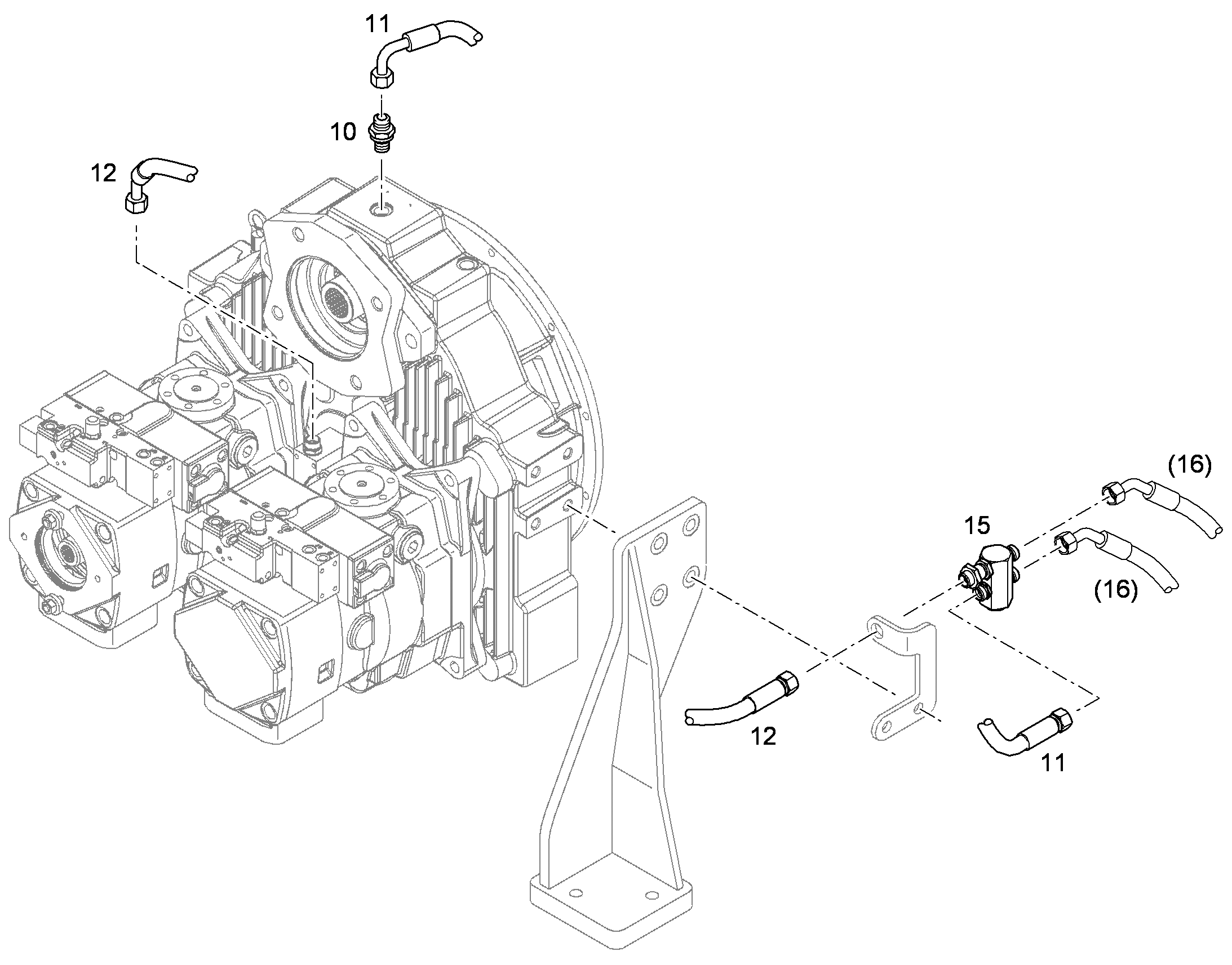 ШЛАНГ 12X730 5618388 LIEBHERR