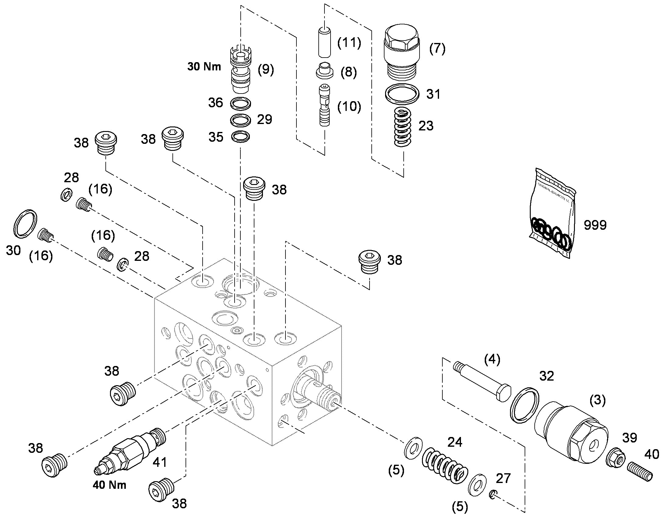 КОМПЛЕКТ УПЛОТНЕНИЙ 10488017 LIEBHERR