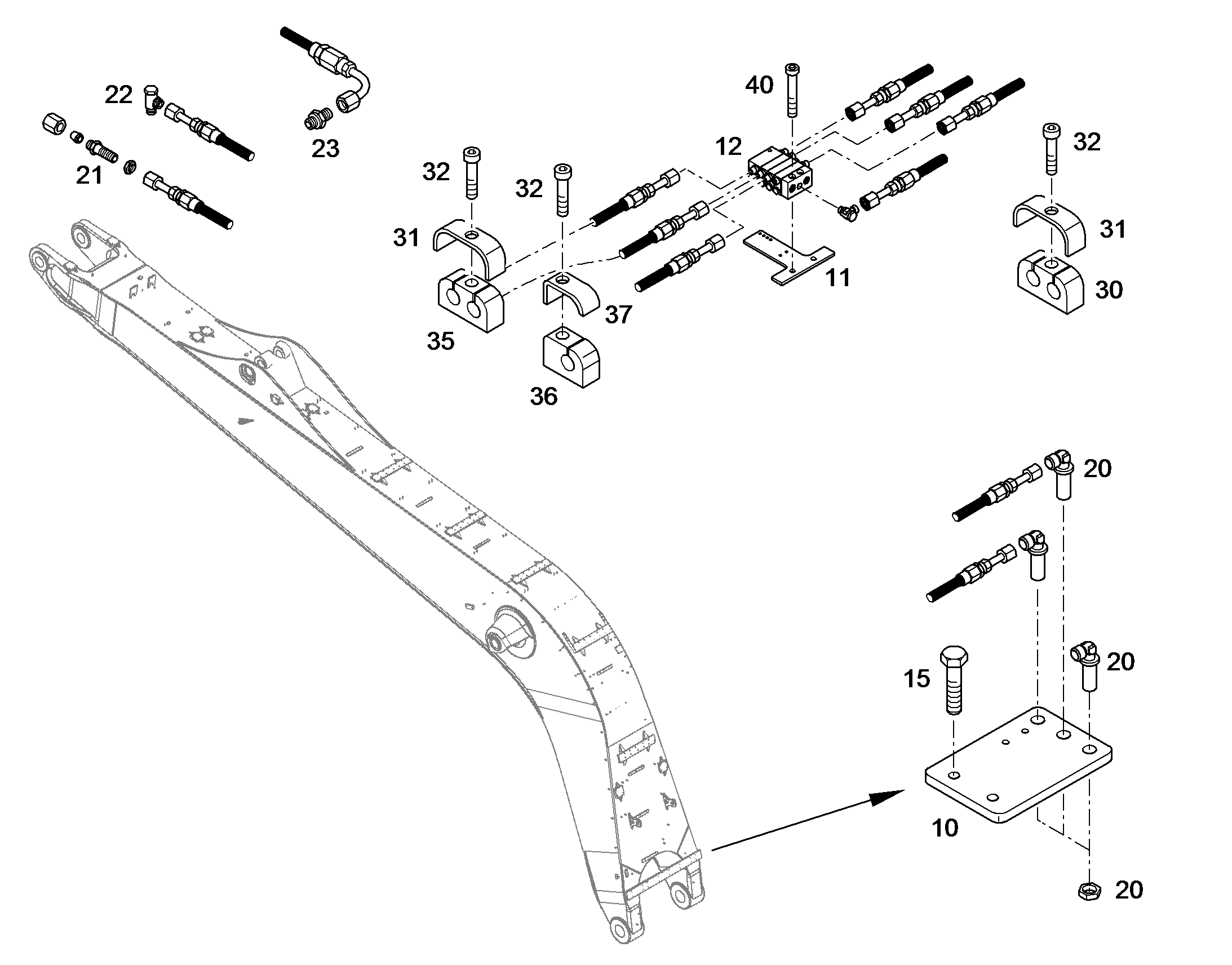УСТР.ПРЕДУП.О ПЕРЕГРУЗКЕ P974C 10831903 LIEBHERR
