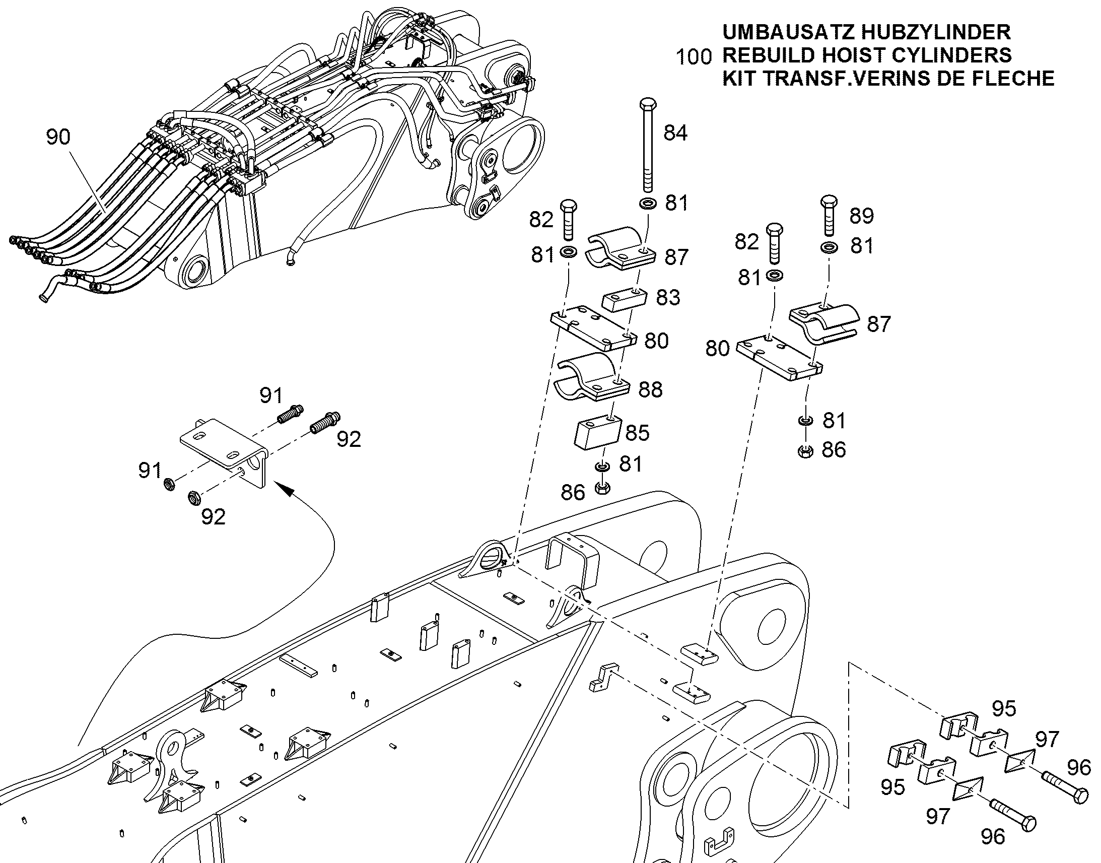 ПРОМЕЖУТОЧНАЯ ПЛАНКА 10374894 LIEBHERR