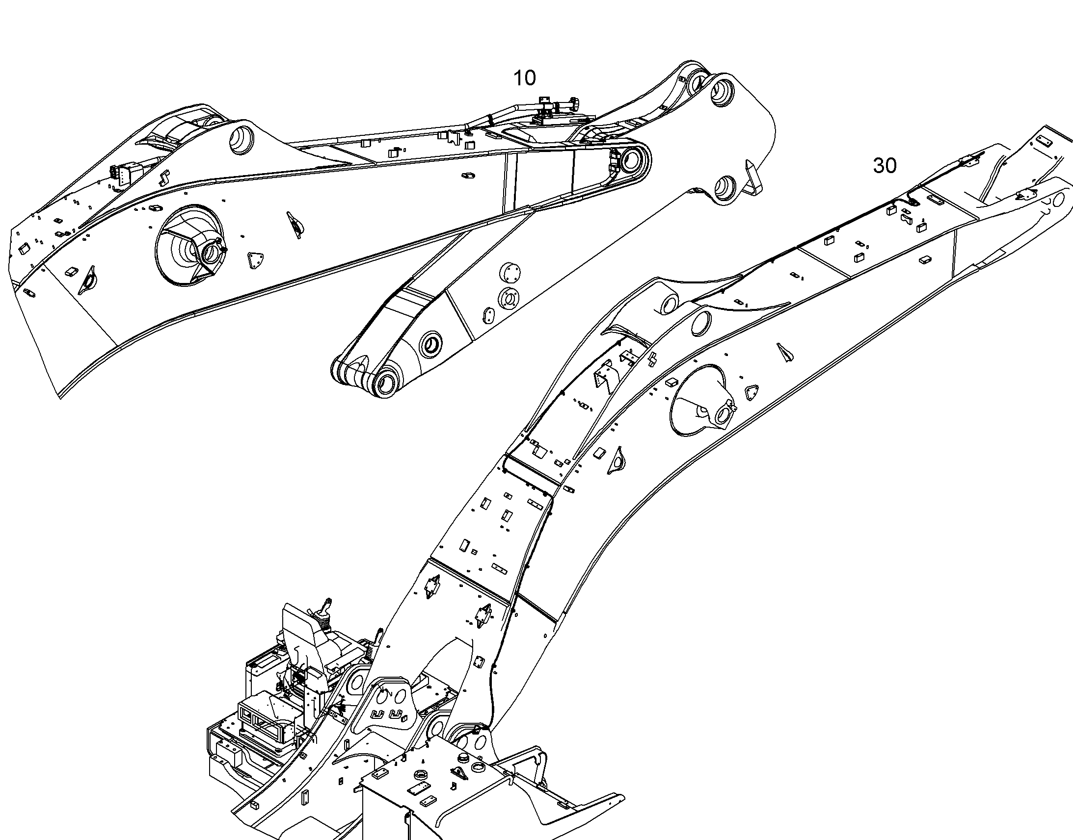 ДЕТАЛИ МОНТАЖНЫЕ ДЛЯ ОБОРУД. 10498274 LIEBHERR