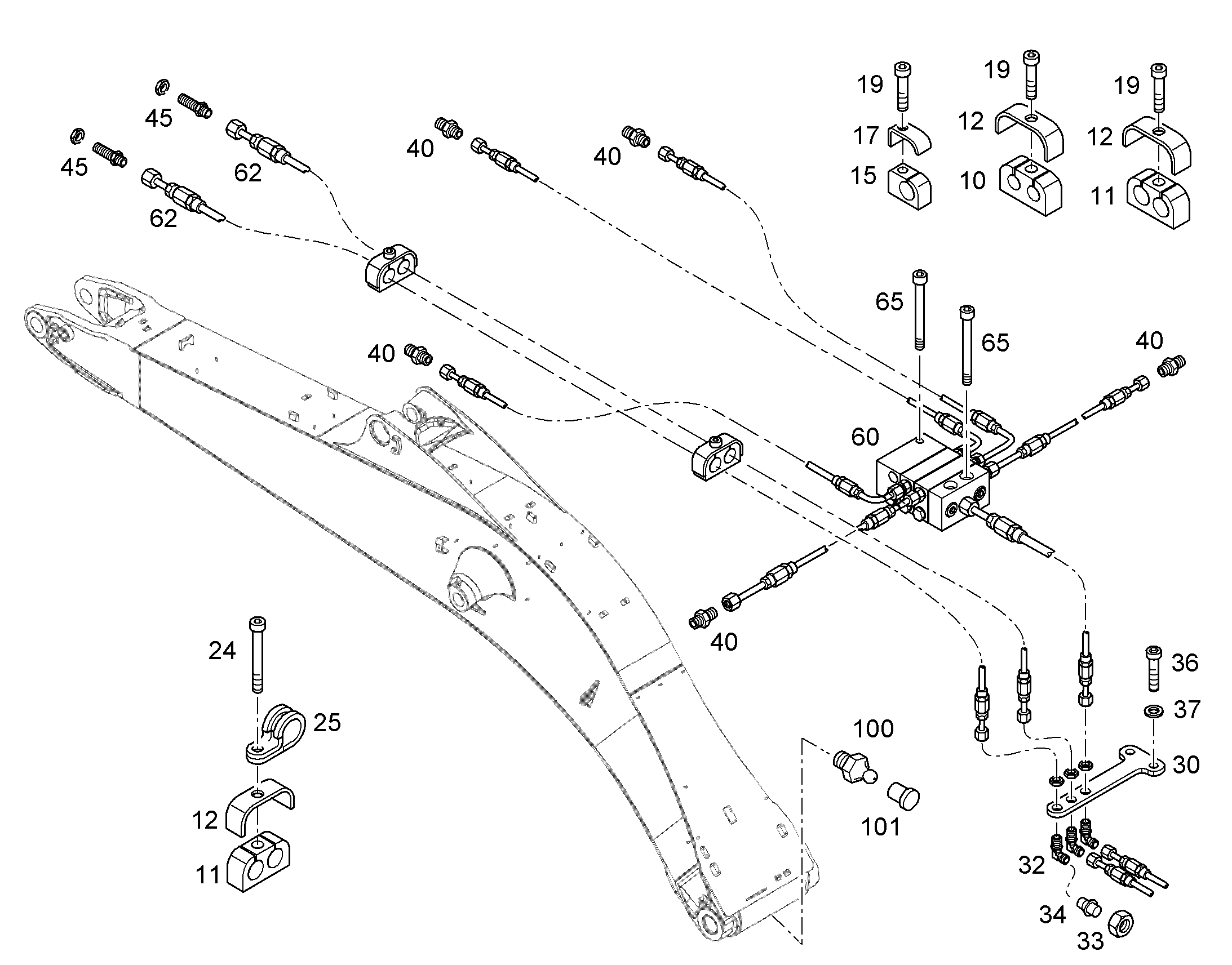 РАСПРЕДЕЛИТЕЛЬ MX-F 3/5 10684026 LIEBHERR