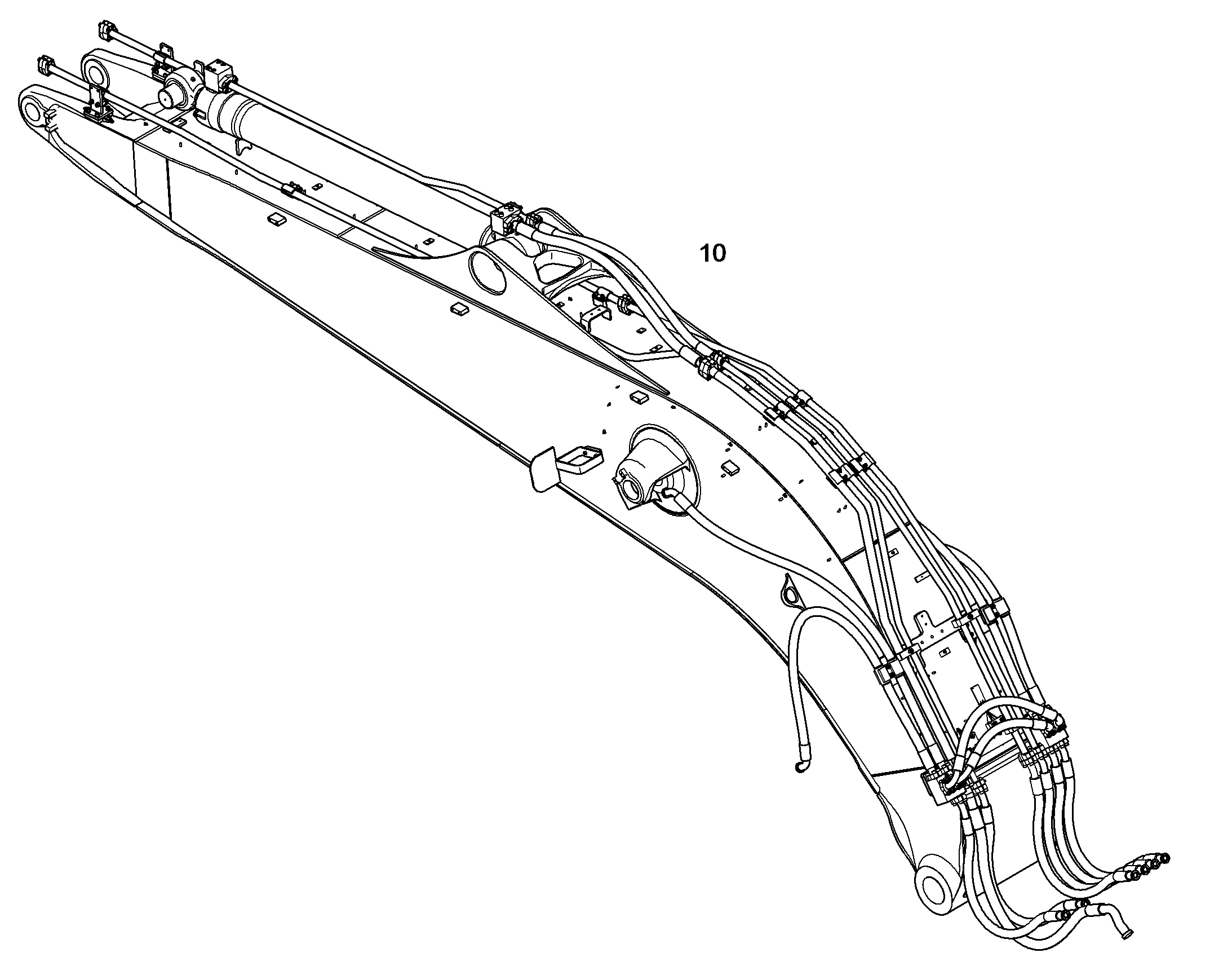 СТРЕЛА ОДНОКОРПУСНАЯ 6,70M 10404184 LIEBHERR