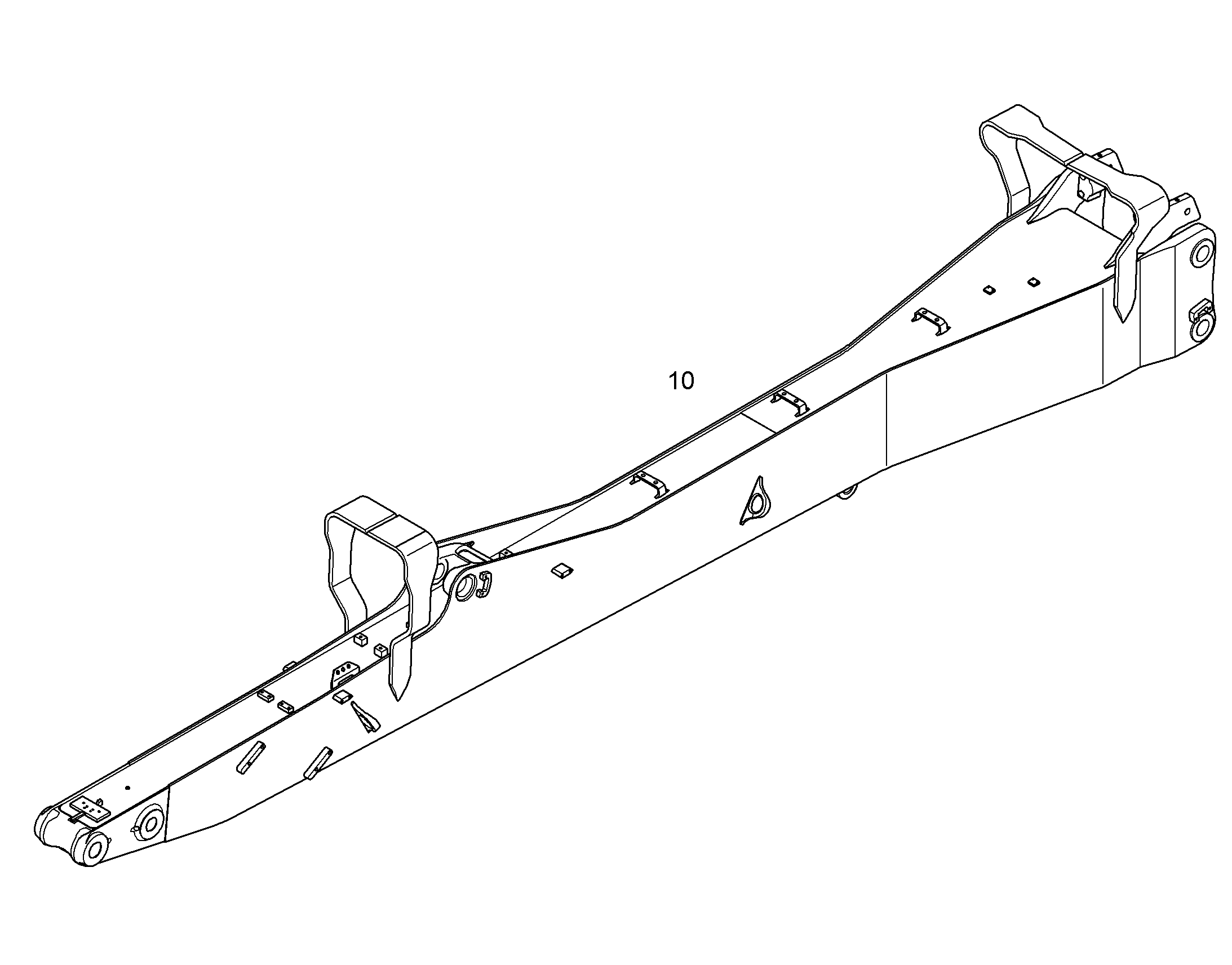УДЛИНЕНИЕ СТЕРЖНЯ ДЛЯ СНОСА 7,00M 10821547 LIEBHERR