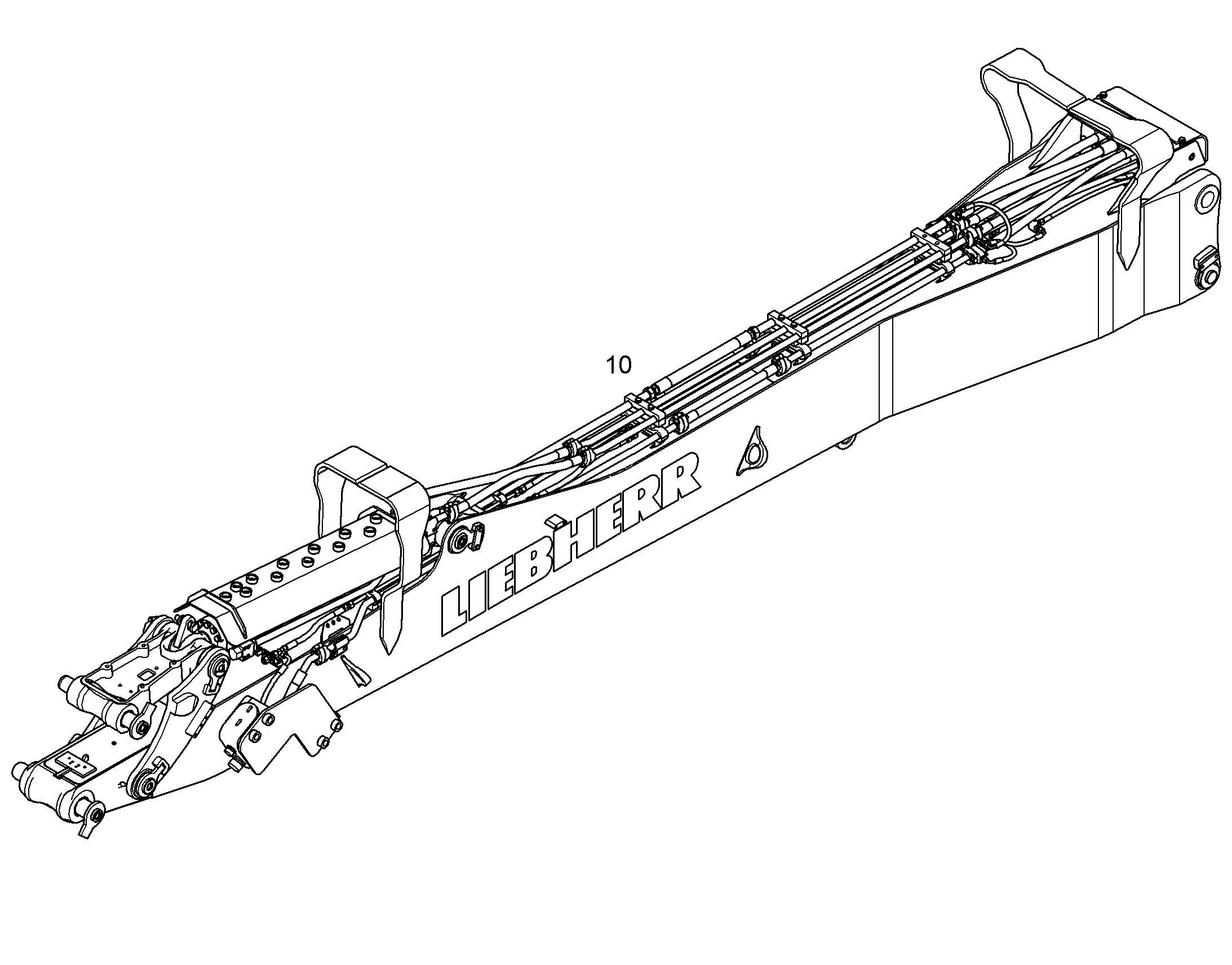 УДЛИНЕНИЕ СТЕРЖНЯ ДЛЯ СНОСА 7,00M 10821546 LIEBHERR