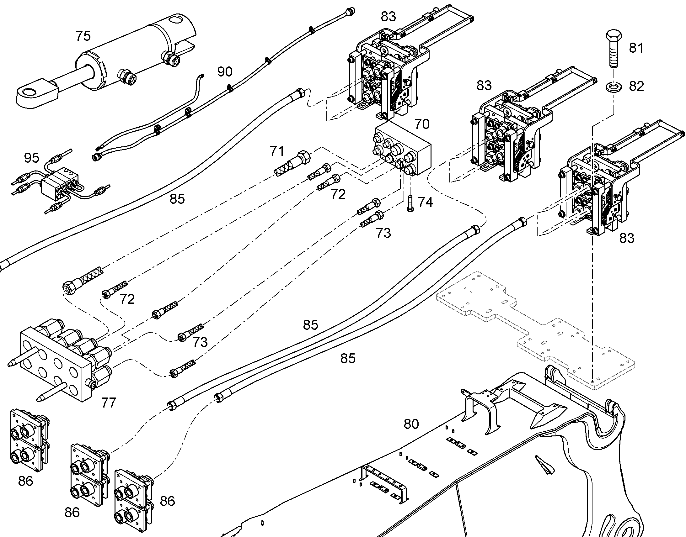 ЦЕНТРАЛИЗОВАННАЯ СМАЗКА 10822714 LIEBHERR