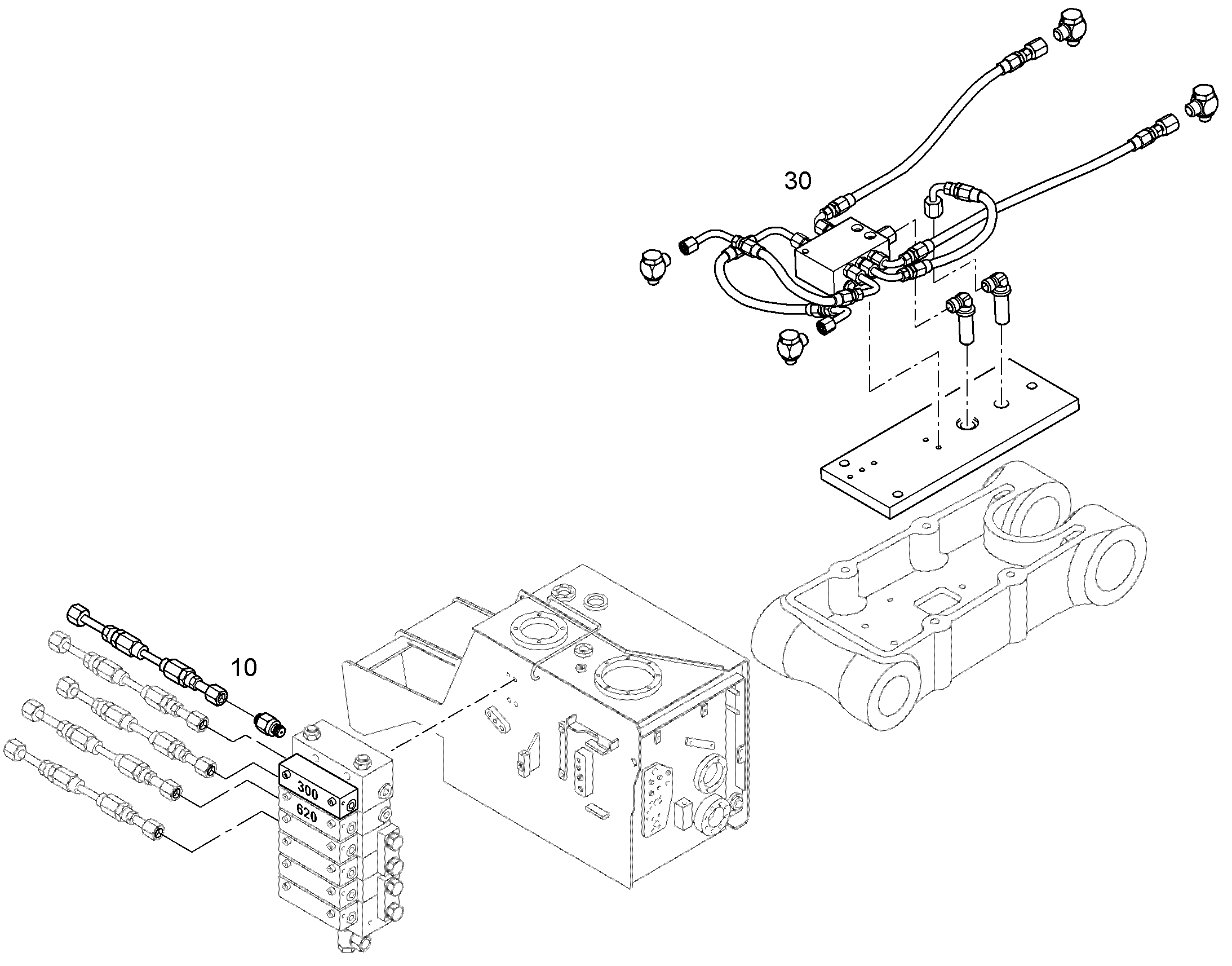 СМАЗОЧНЫЕ ЛИНИИ ДЛЯ НАКЛАДОК 10382283 LIEBHERR