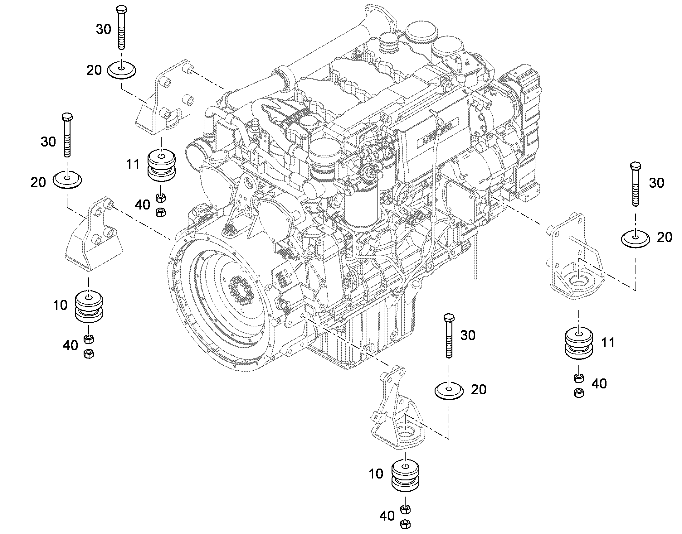 ШАЙБА РАСПОРНАЯ 19X93X16 10396768 LIEBHERR