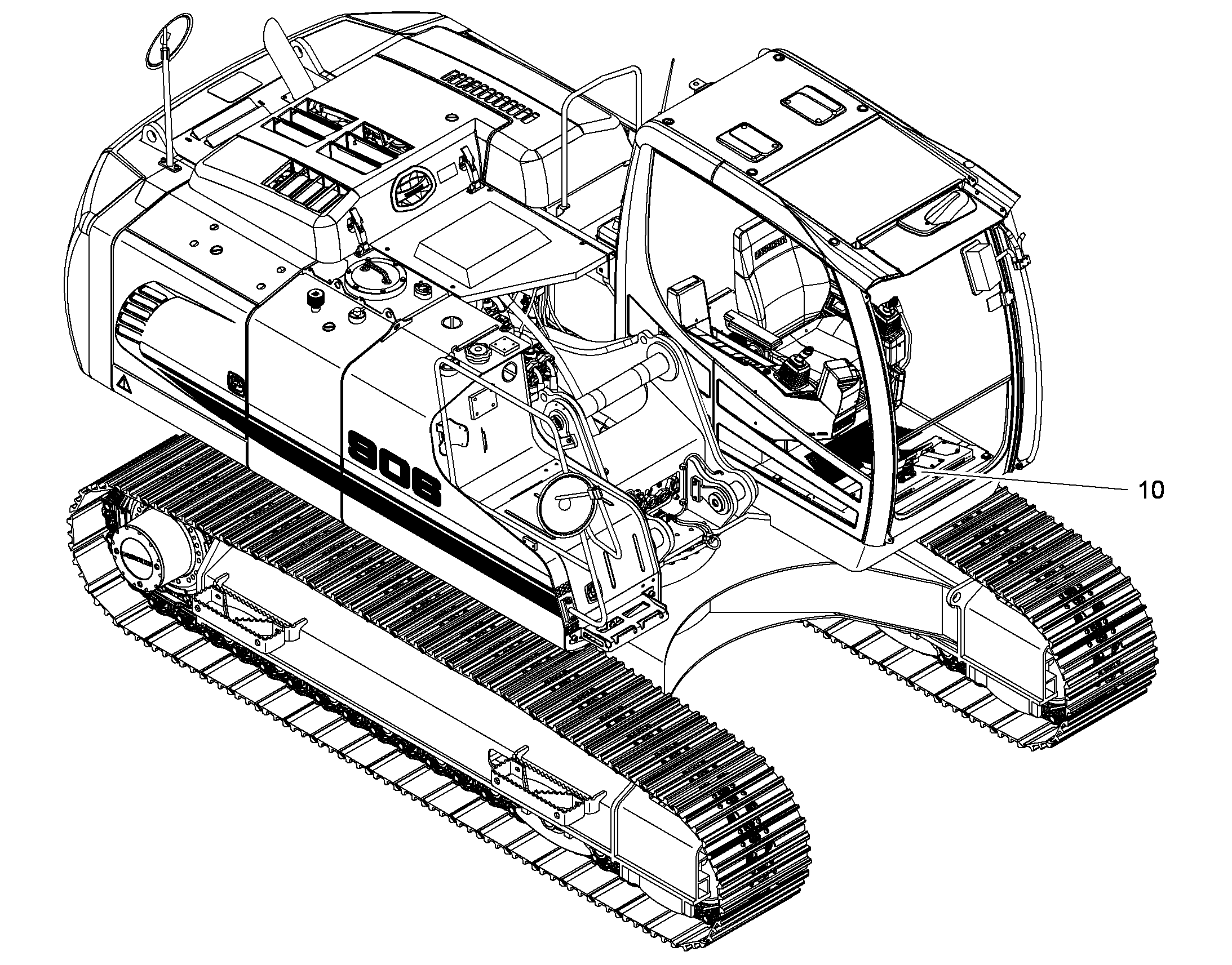 ДОПОЛНЕНИЕ-В ШАССИ AHS12 10401815 LIEBHERR