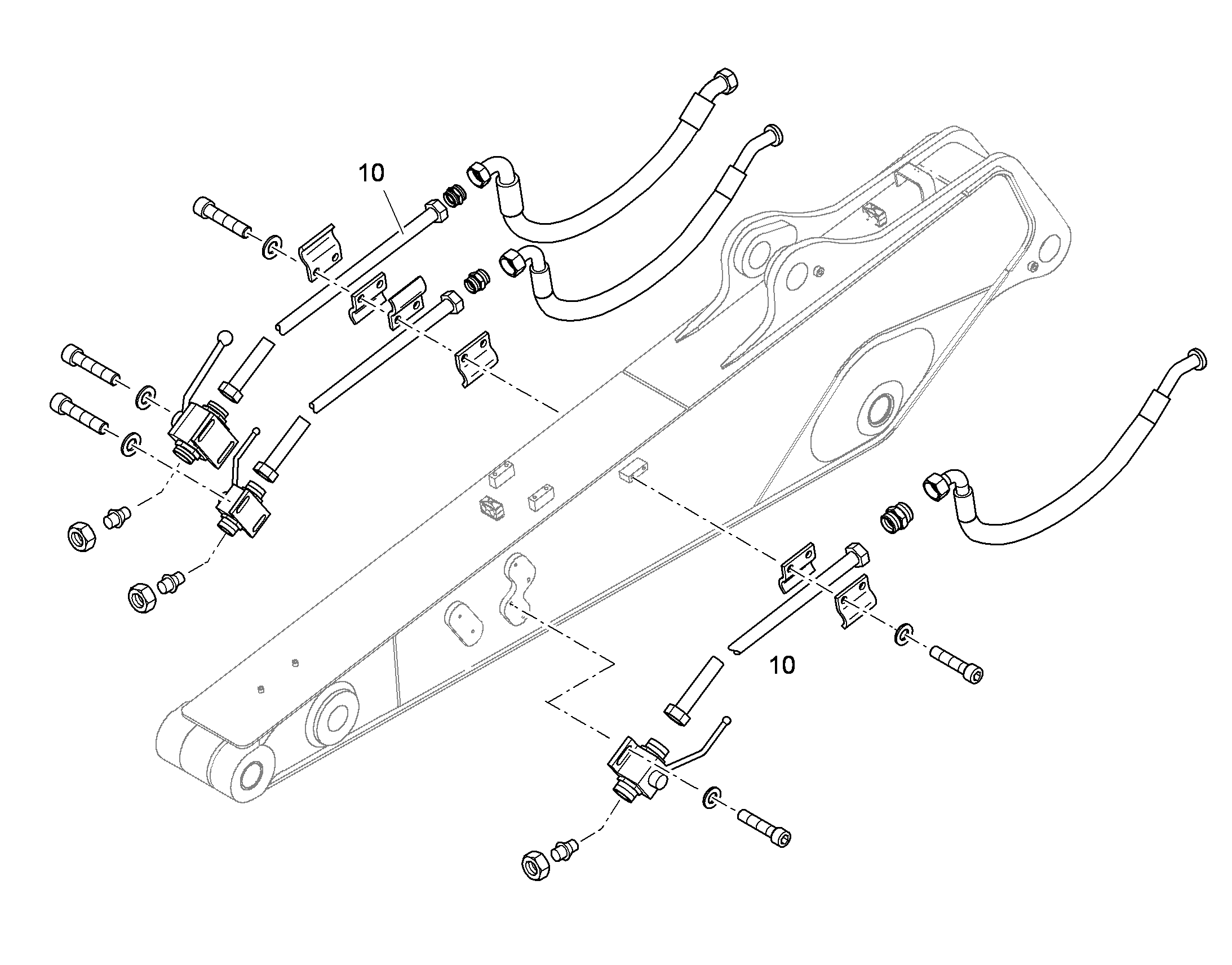 ПРОВОДКА МОНТАЖ AHS 10402232 LIEBHERR