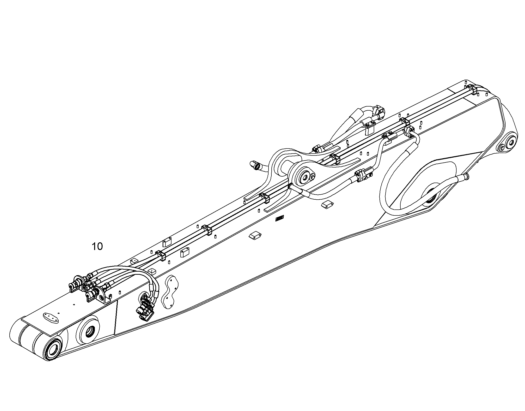 ПРОВОДКА ПРИВОД МЕХ. ПОВОРОТА 10402234 LIEBHERR