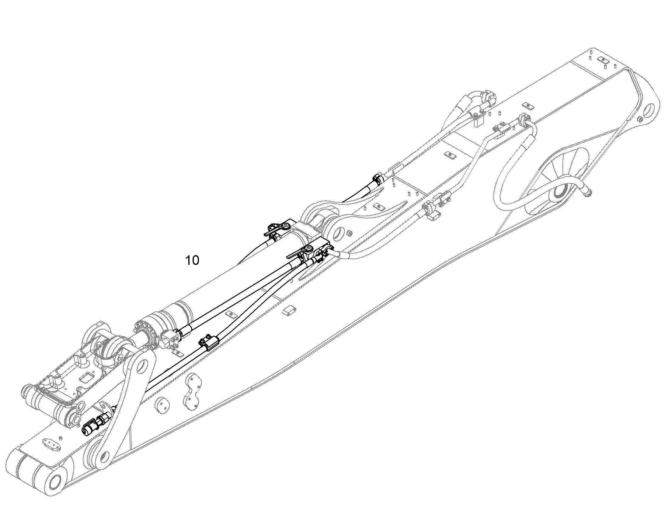 ПРОВОДКА ПРИВОД ГРЕЙФЕРА 10402237 LIEBHERR