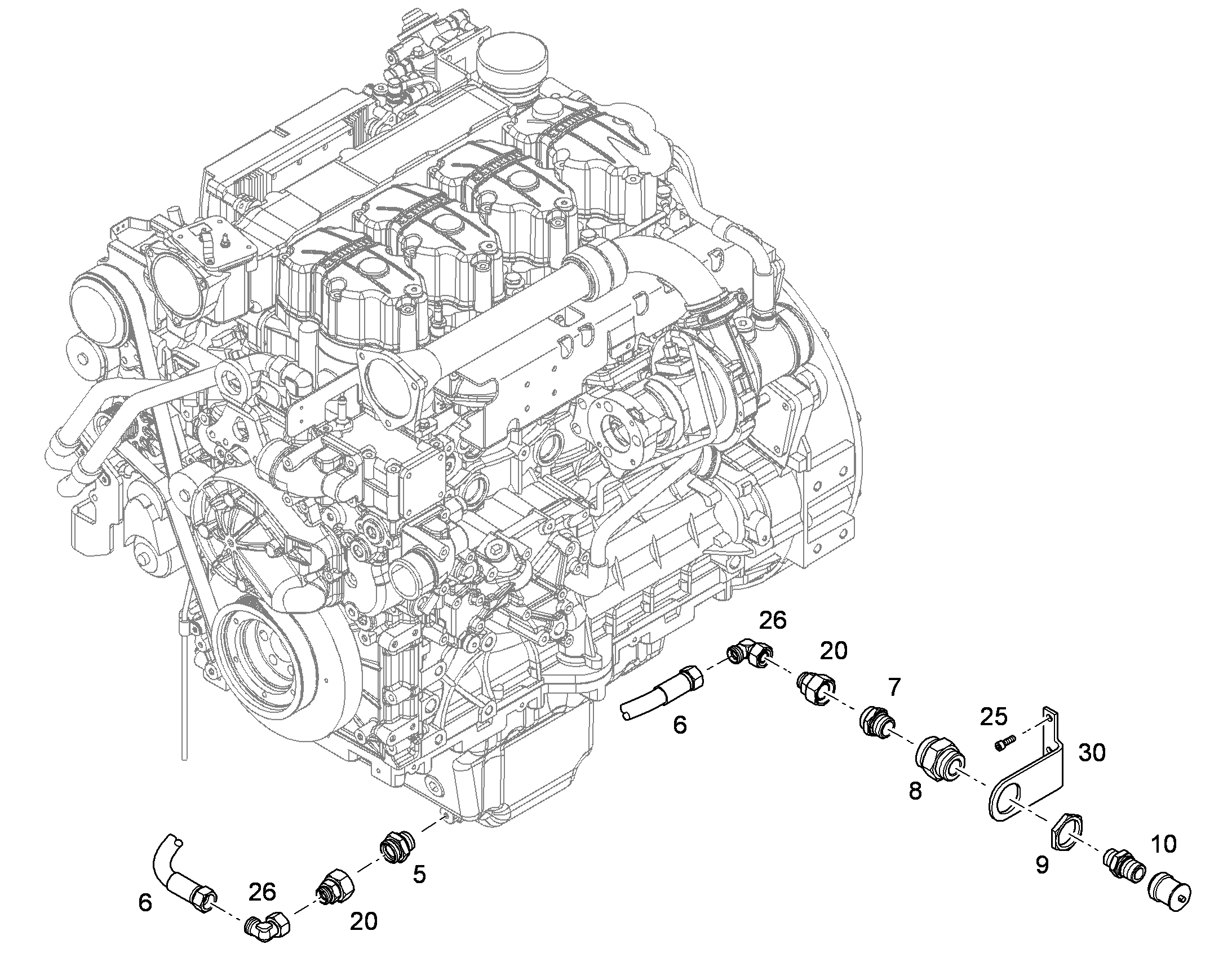 ШТУЦЕР РЕЗЬБОВОЙ 10397047 LIEBHERR