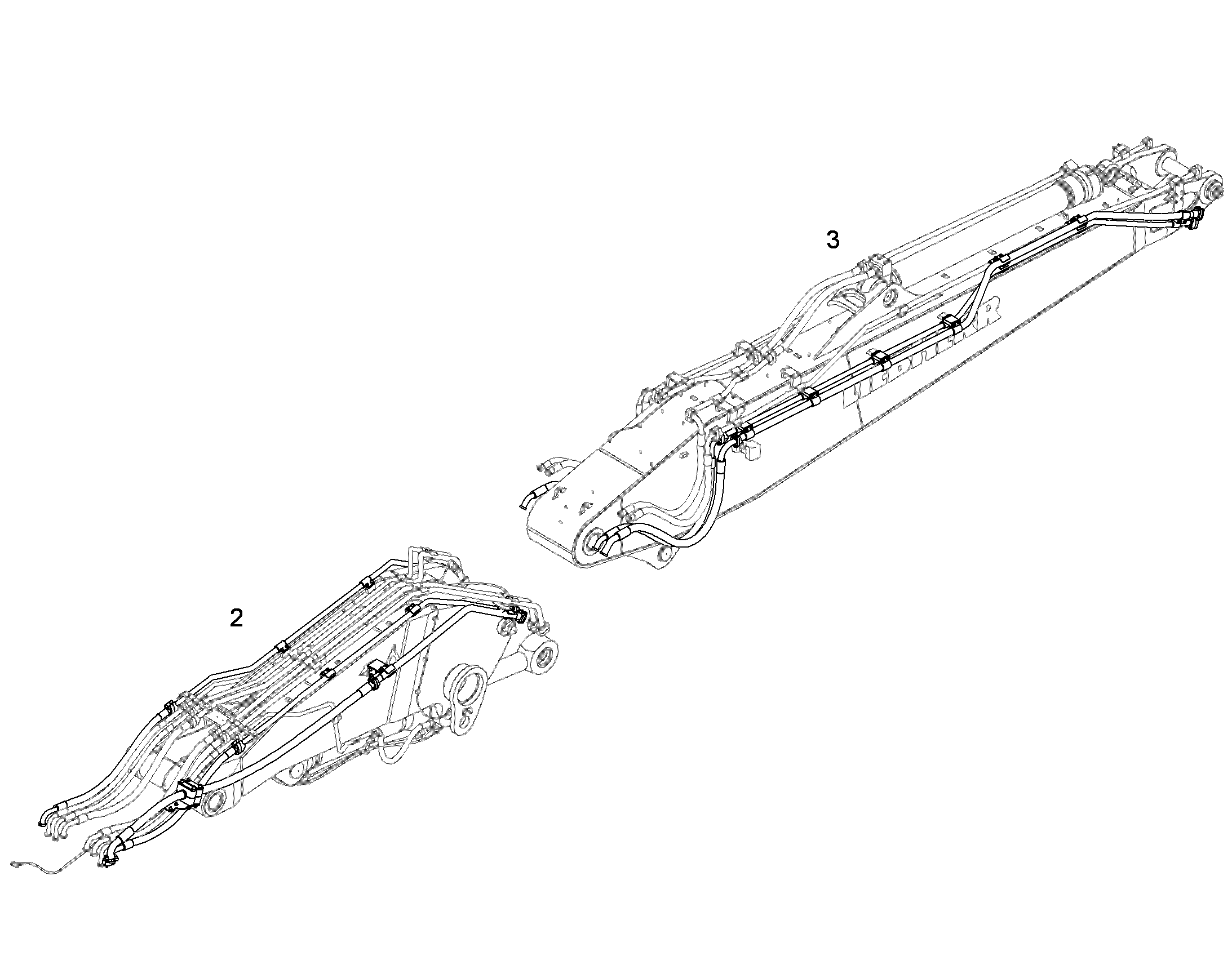 ПРОВОДКА МОНТАЖ AHS 10406441 LIEBHERR