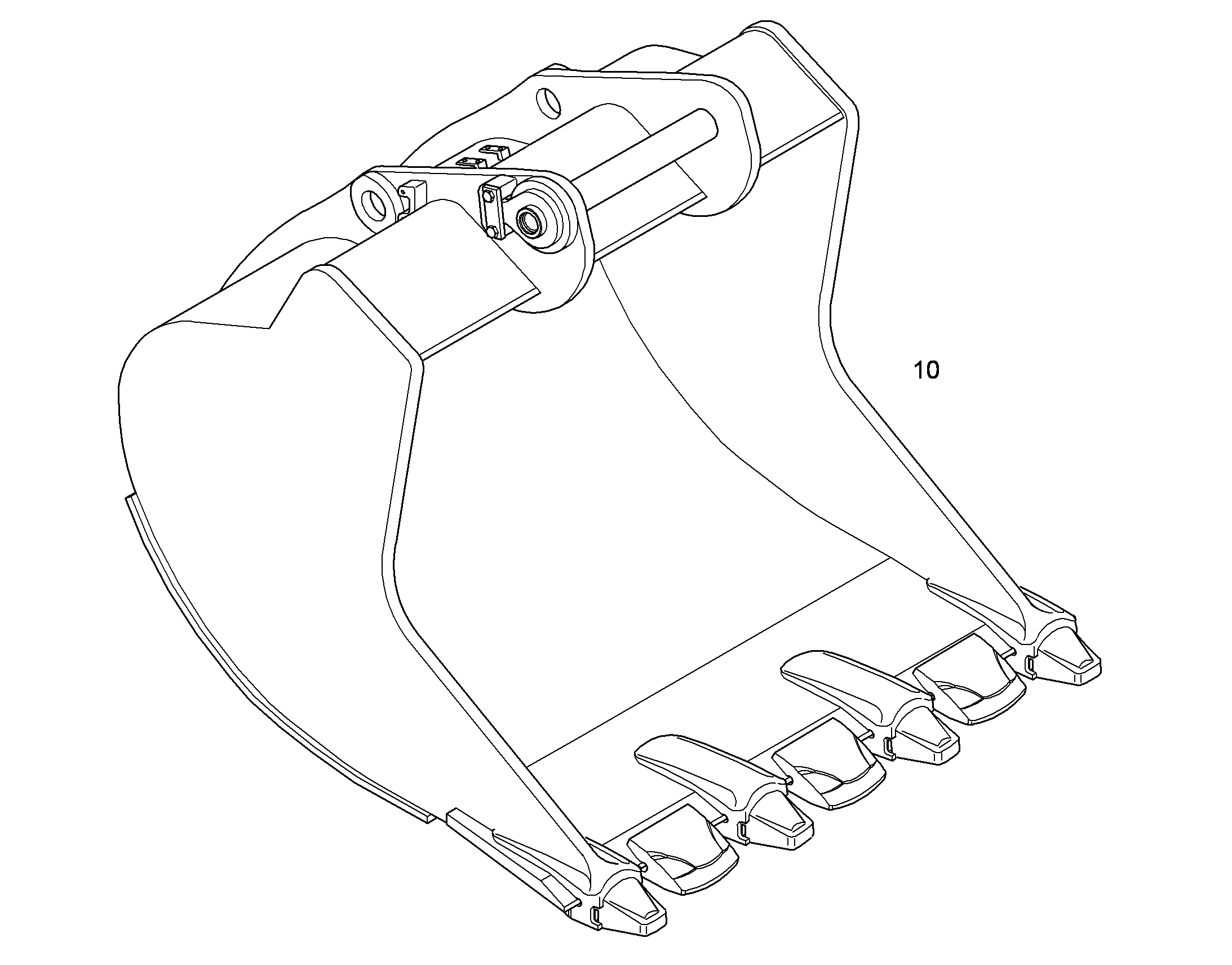 ЛОПАТА ОБРАТНАЯ HD-SL 10408742 LIEBHERR