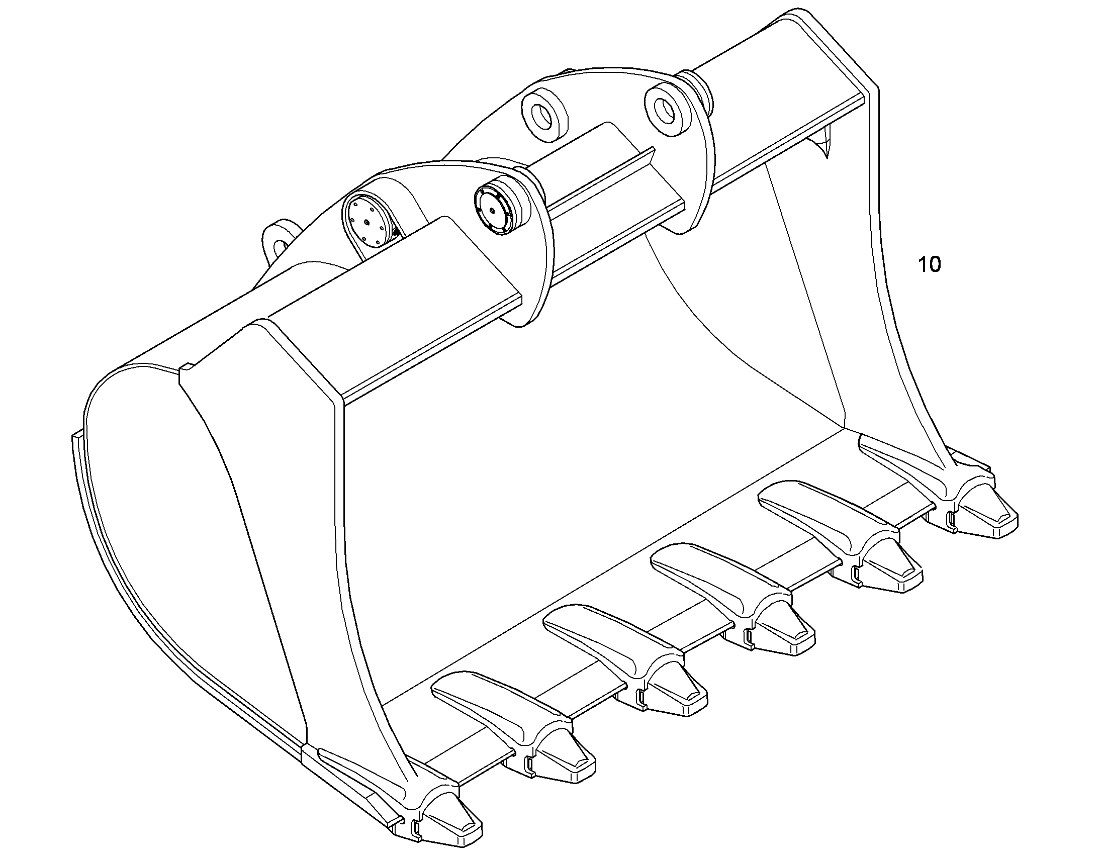 ЛОПАТА ОБРАТНАЯ 10820262 LIEBHERR