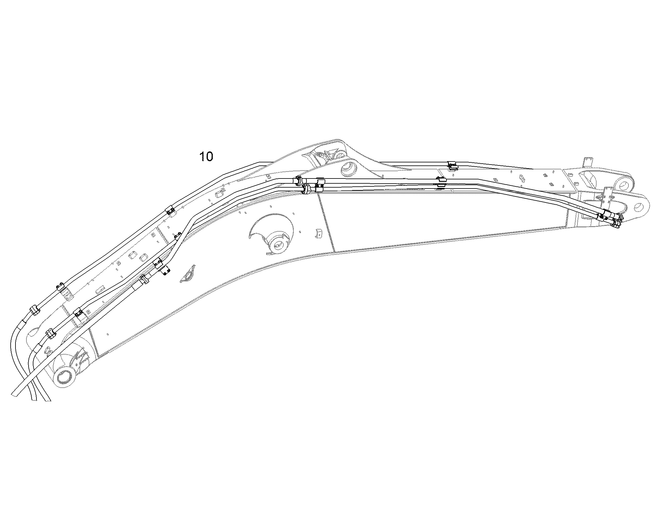 ПРОВОДКА МОНТАЖ AHS 10391021 LIEBHERR