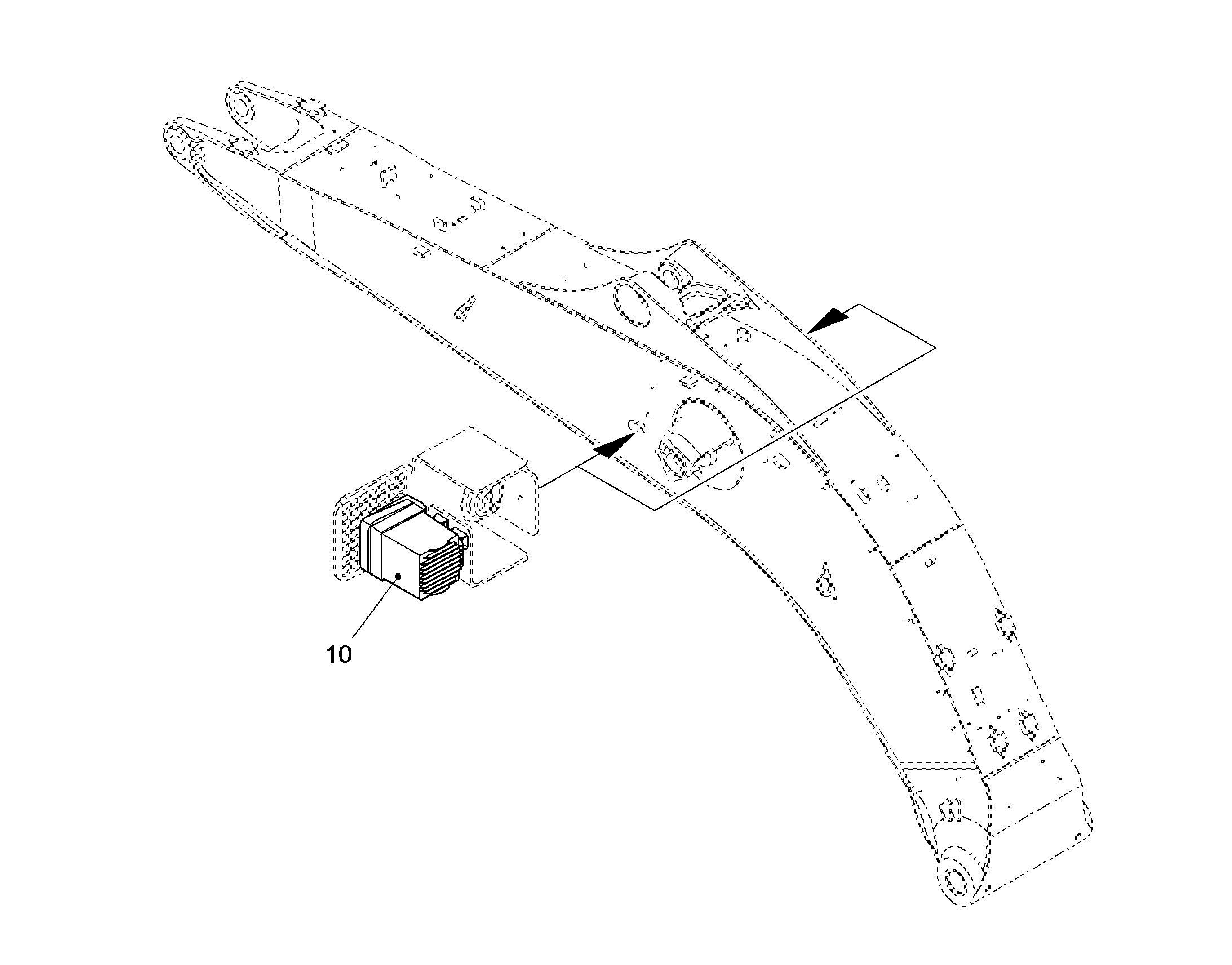 ФАРЫ УСТАНОВКА XENON 10386288 LIEBHERR