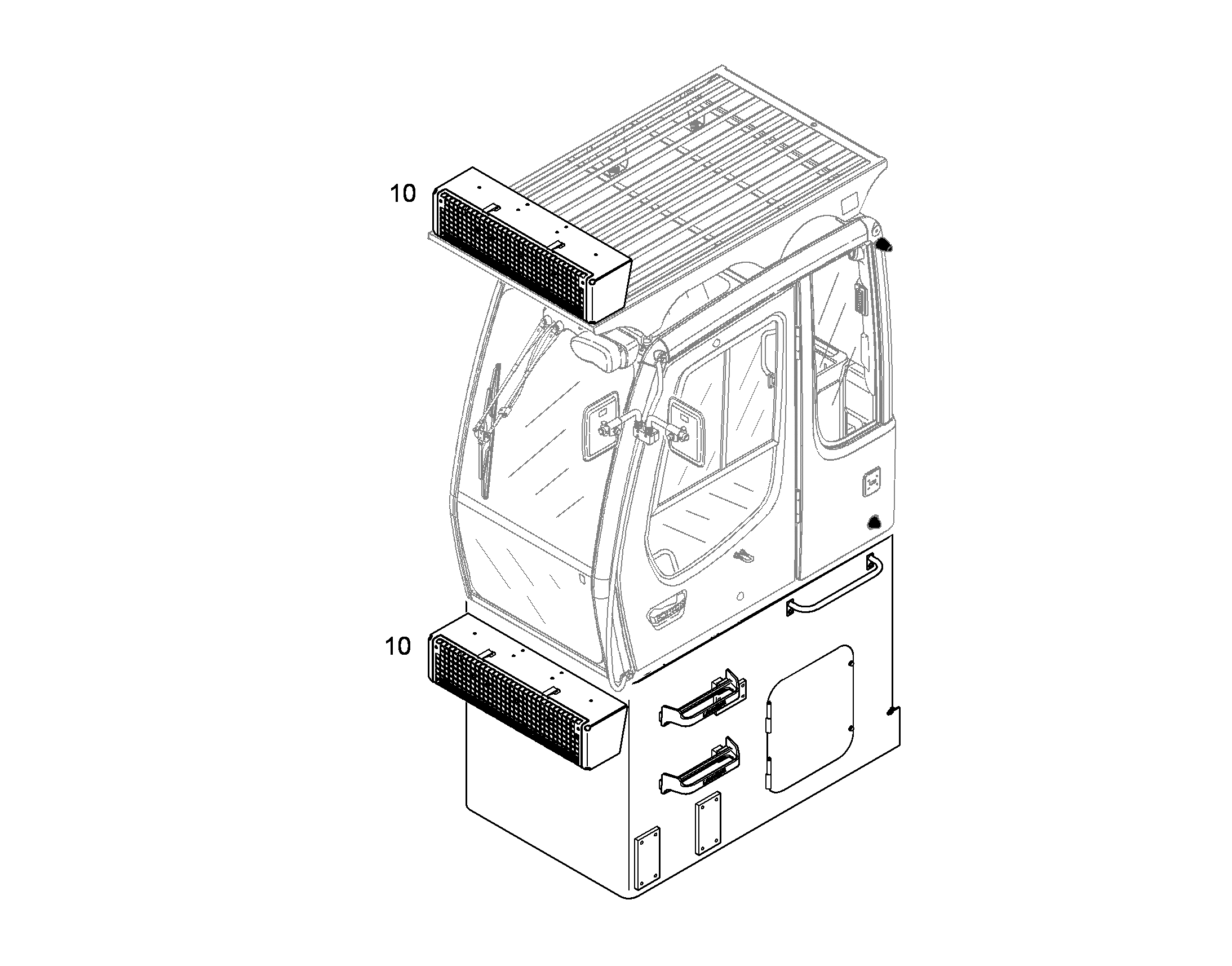 ПРОЖЕКТОР ДОПОЛНИТЕЛЬНЫЙ XENON VAR.3 10391579 LIEBHERR