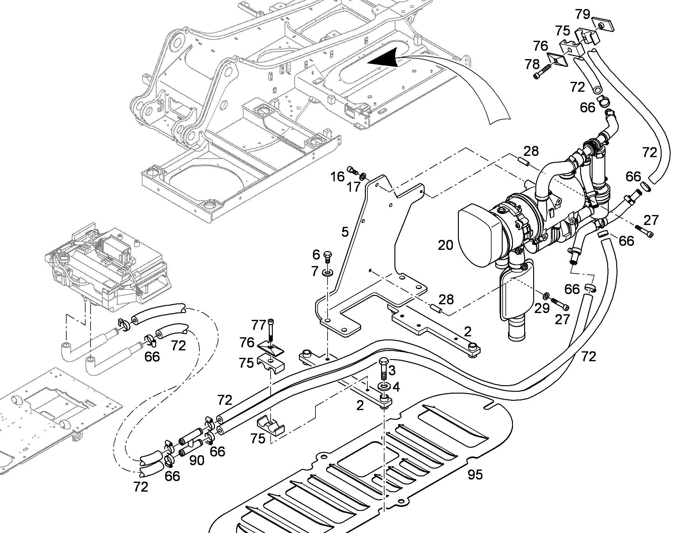 КРЫШКА 10387875 LIEBHERR