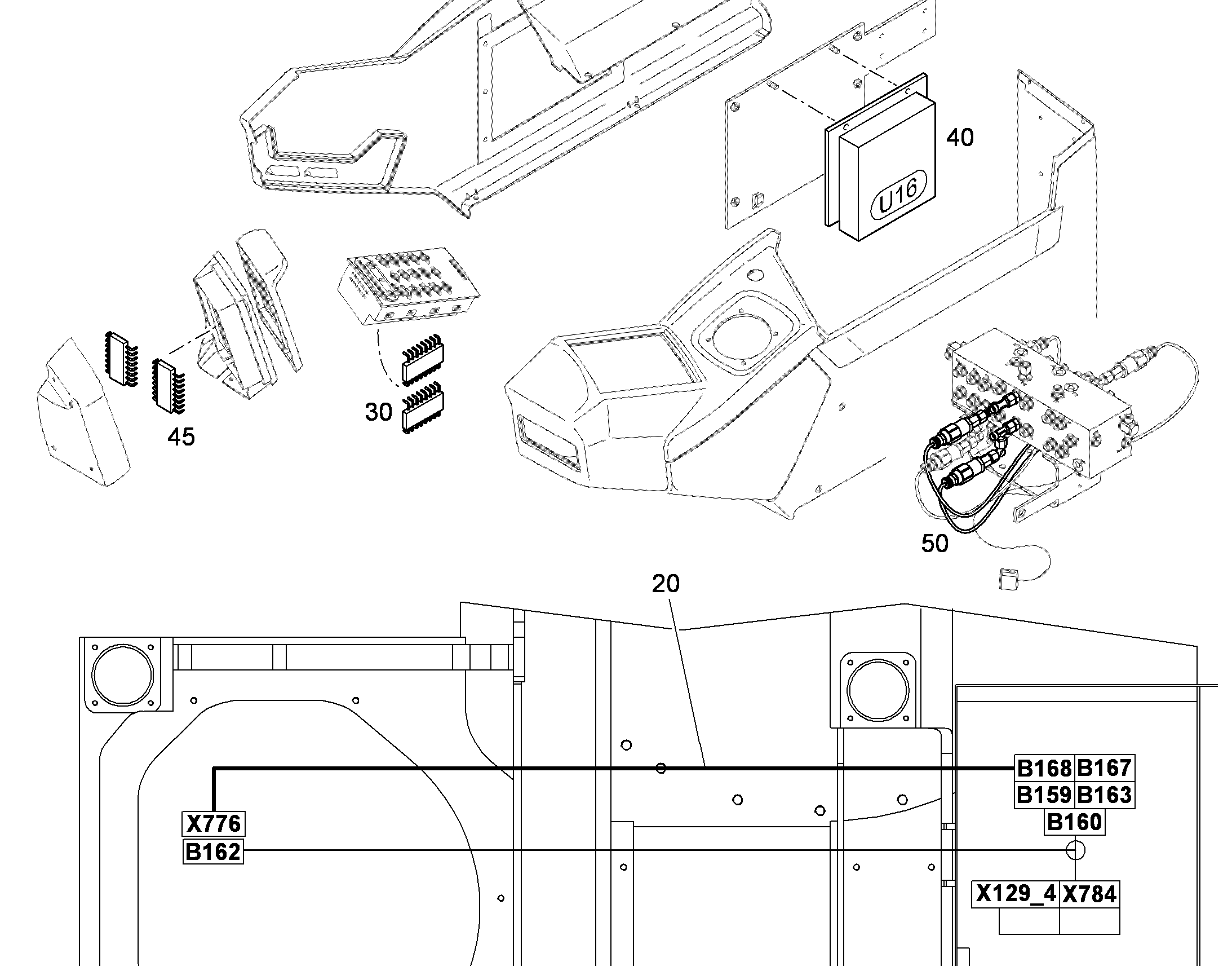 ЛОГИЧЕСКИЙ БЛОК, УСТАНОВКА 10382861 LIEBHERR