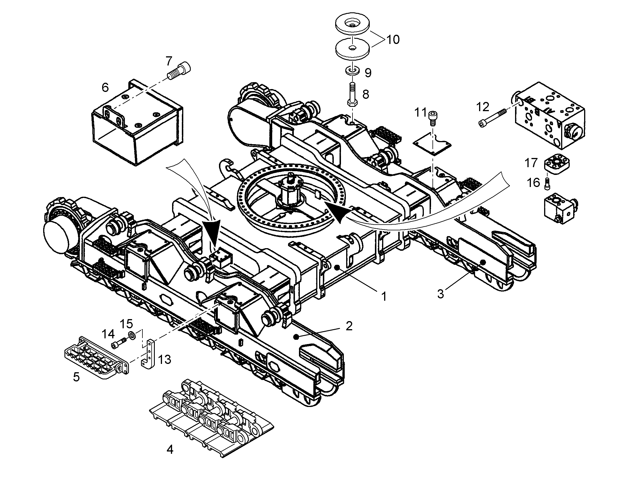 СРЕДНЯЯ ЧАСТЬ 10684173 LIEBHERR