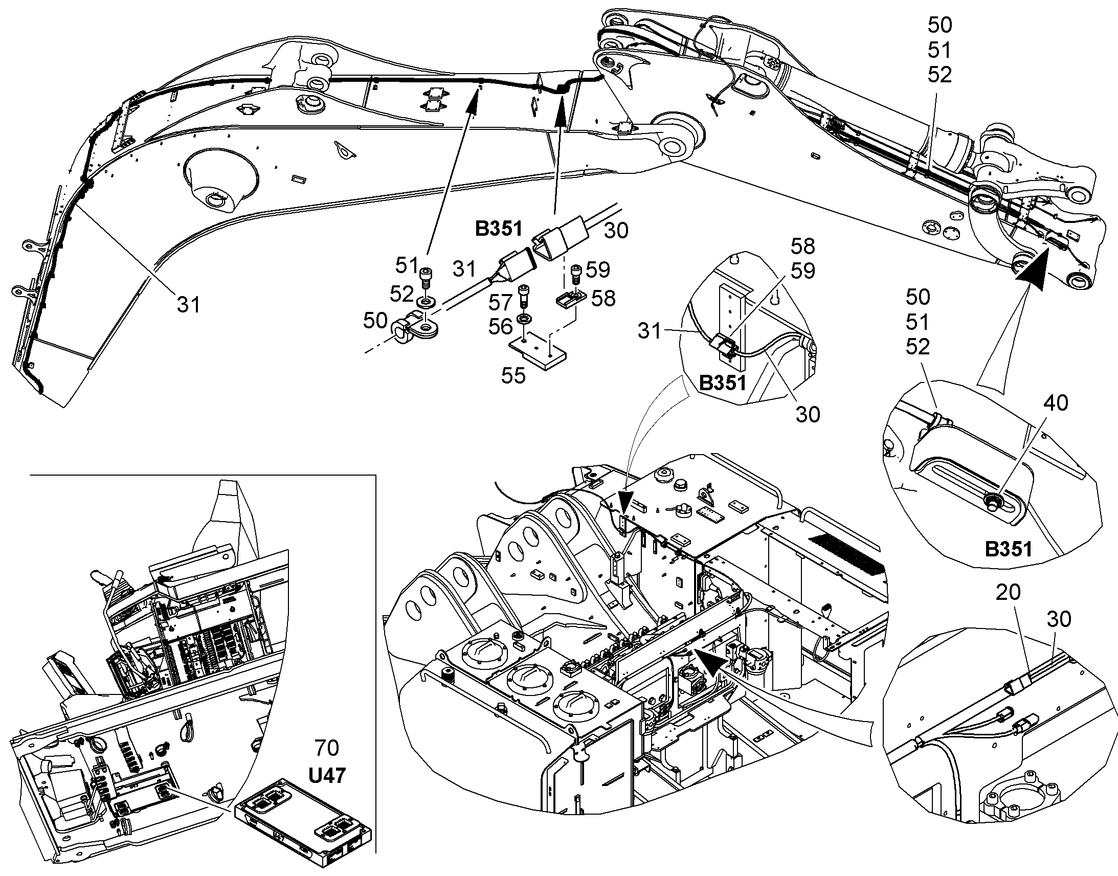 ПЕРЕКЛЮЧАТЕЛЬ СО ШТЕК.БЕСКОНТ 10401295 LIEBHERR