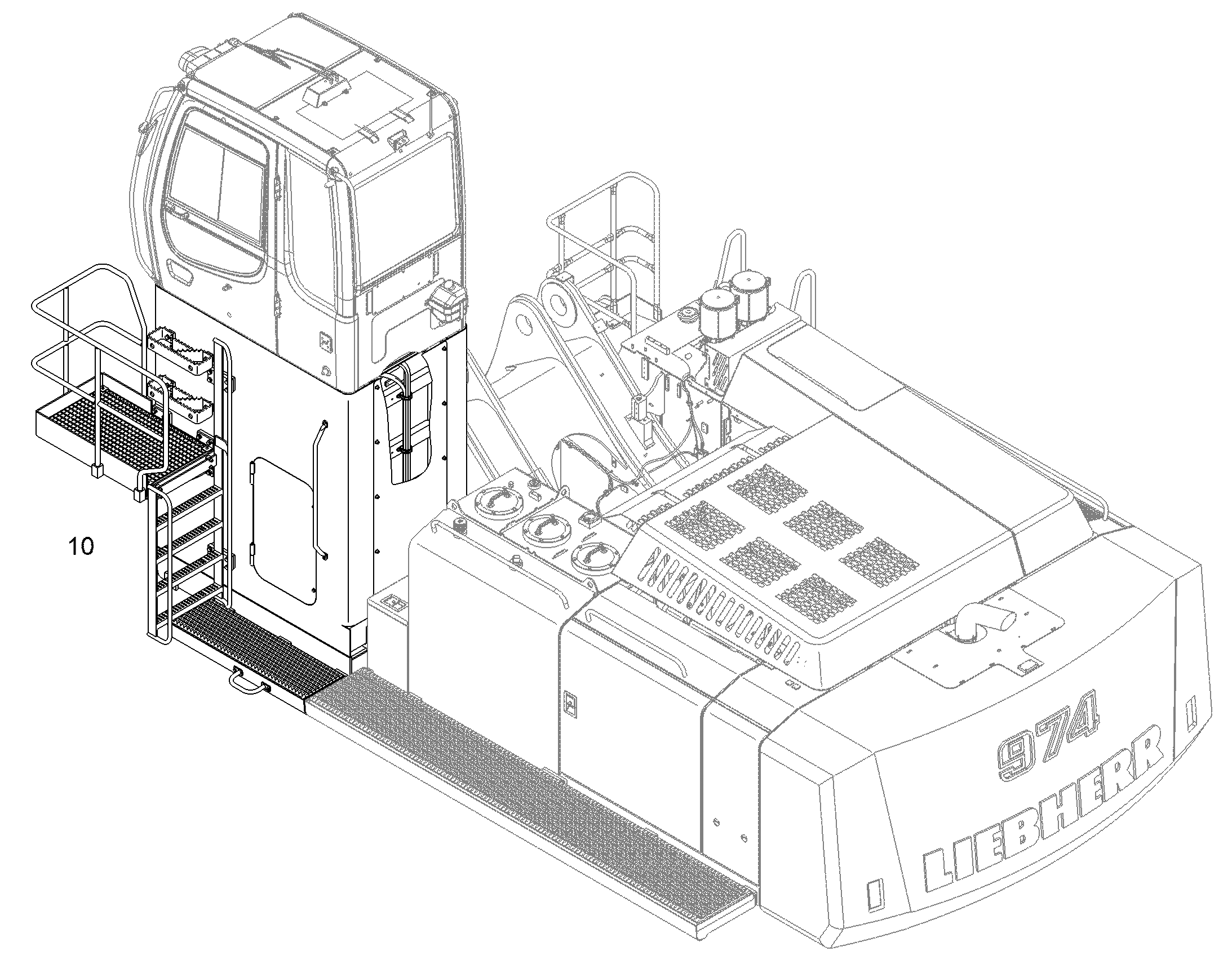 ВОЗВЫШЕНИЕ КАБИНЫ 2000MM 10064469 LIEBHERR