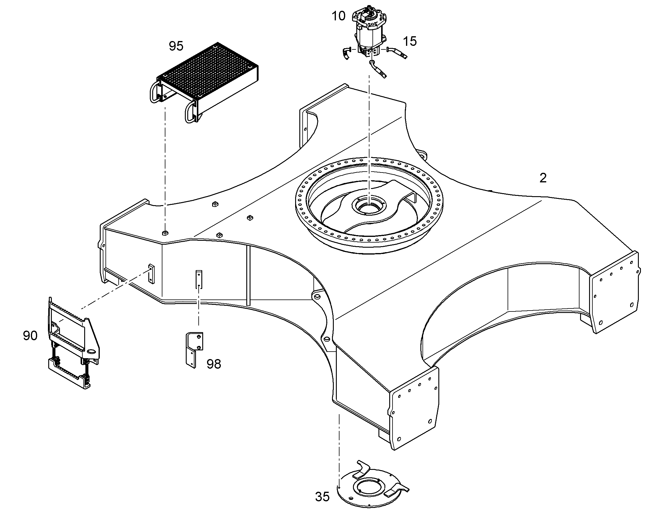 ПЛАТФОРМА 10834587 LIEBHERR