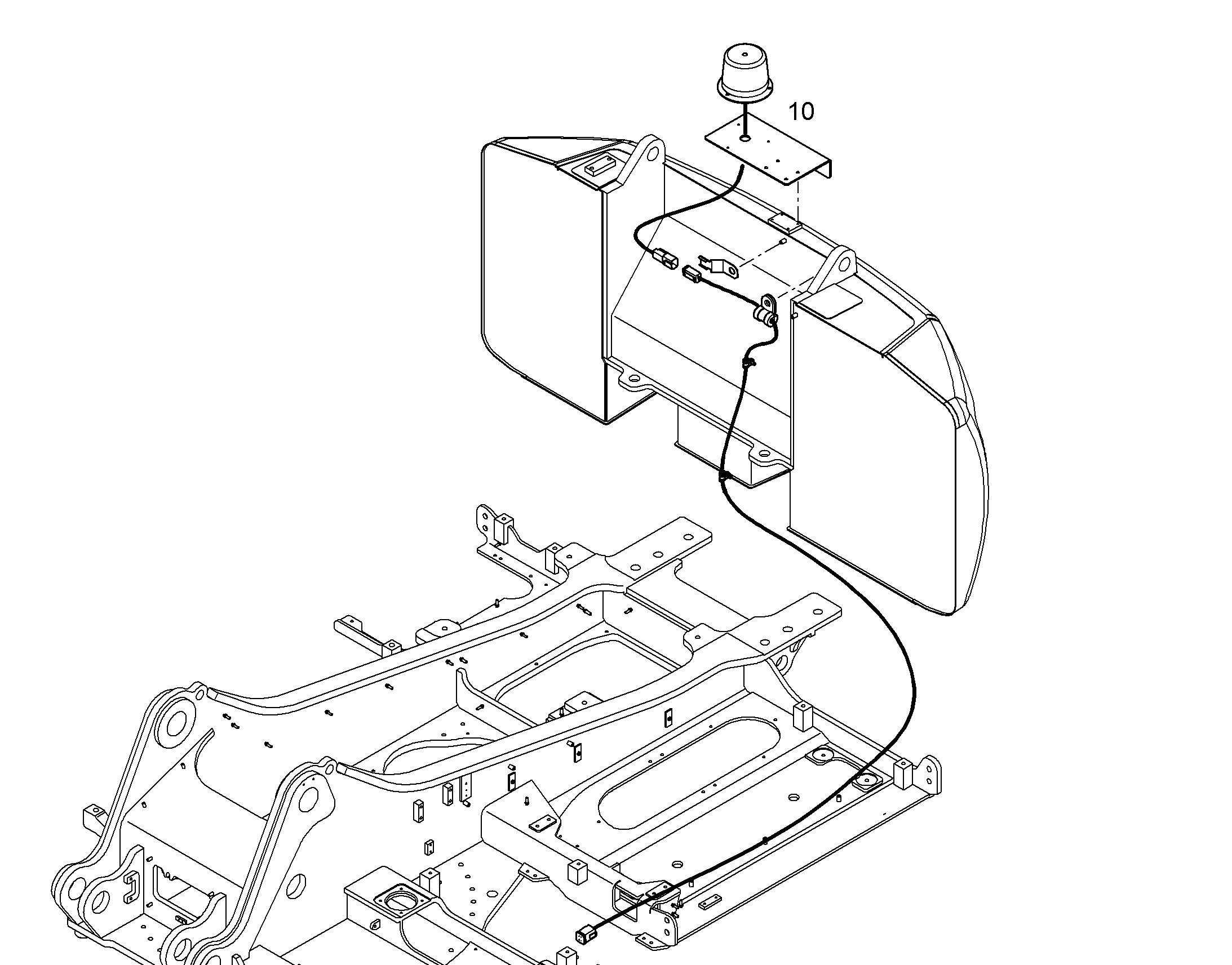 ПРОБЛЕСКОВЫЙ МАЯЧОК 10403829 LIEBHERR