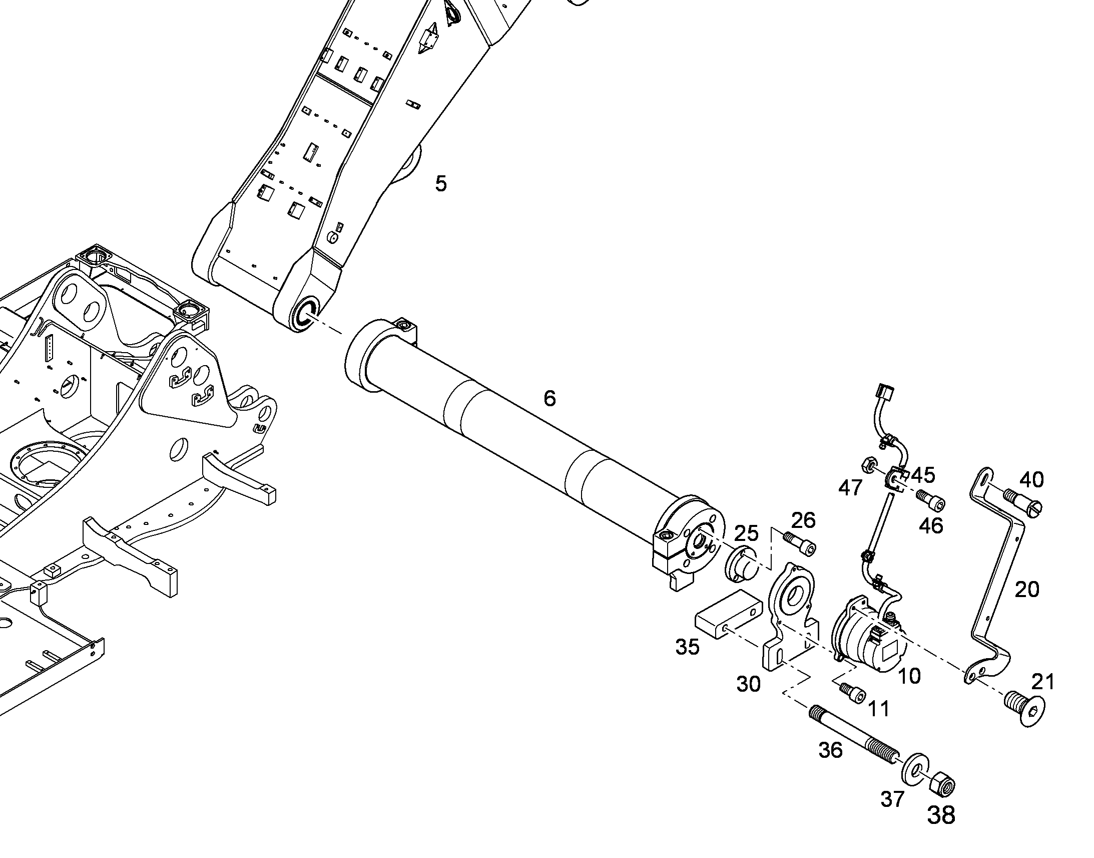 ПОВОДОК LRS 10405474 LIEBHERR