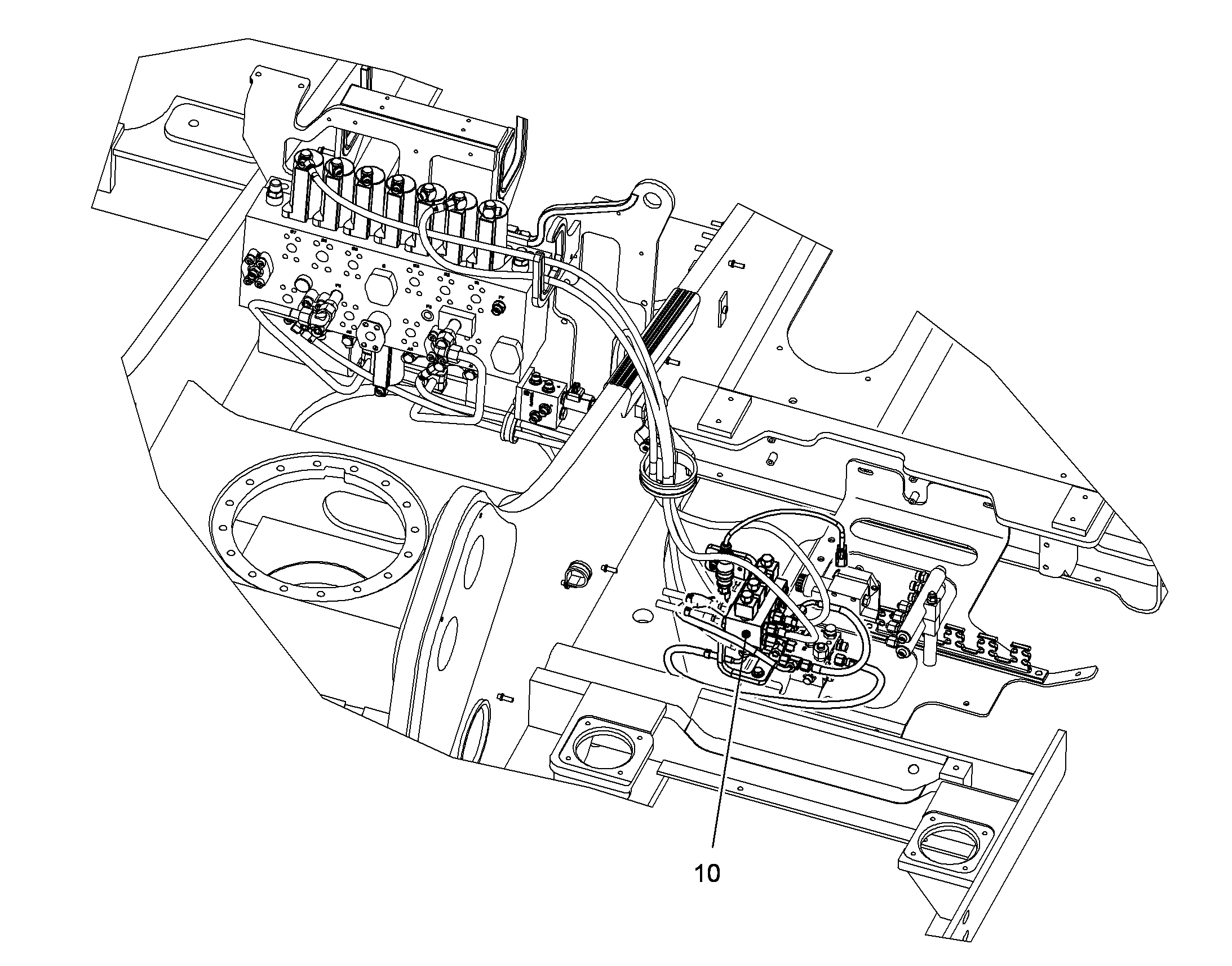 ПЕРЕКЛЮЧЕНИЕ УПРАВЛЕНИЕ BEI AHS 12 10406822 LIEBHERR