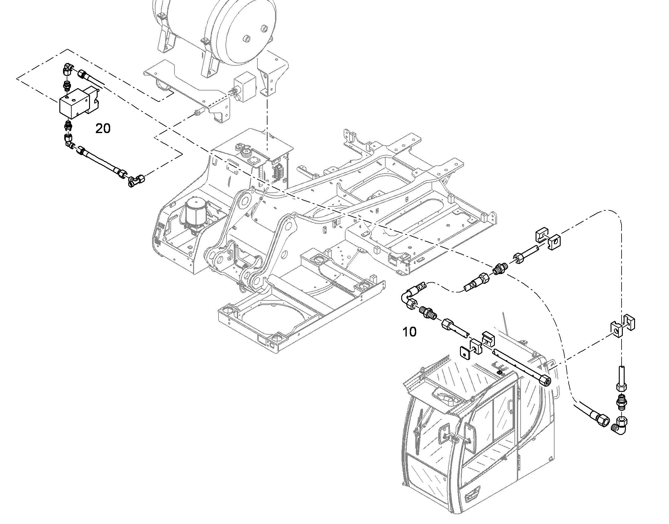 ЧИСТКА СТЕКЛА В КРЫШЕ 10393349 LIEBHERR