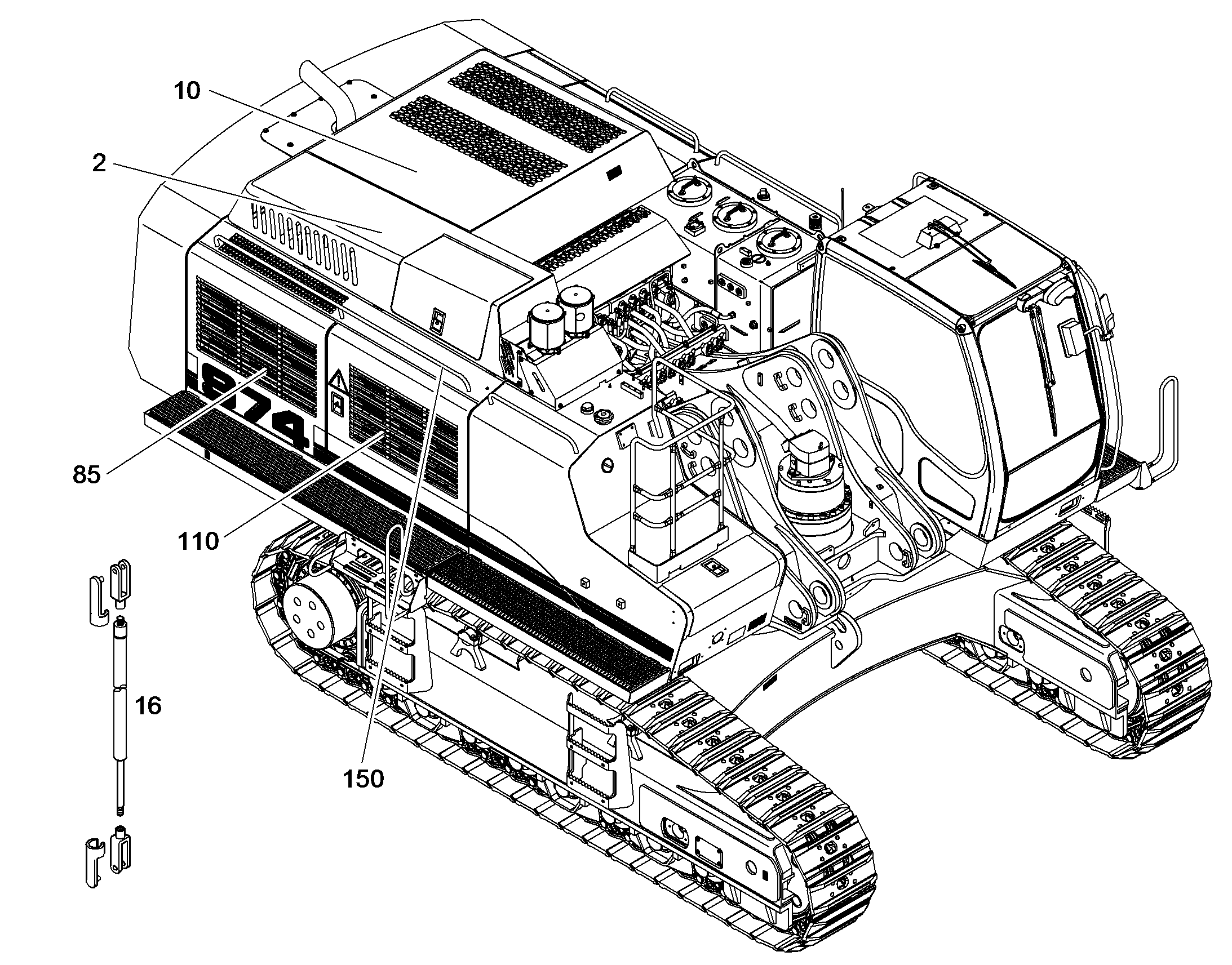 ПЕРЕОБОР.КАБ.ВОДИТ.СЕР.ПРОИЗВ. 10372765 LIEBHERR