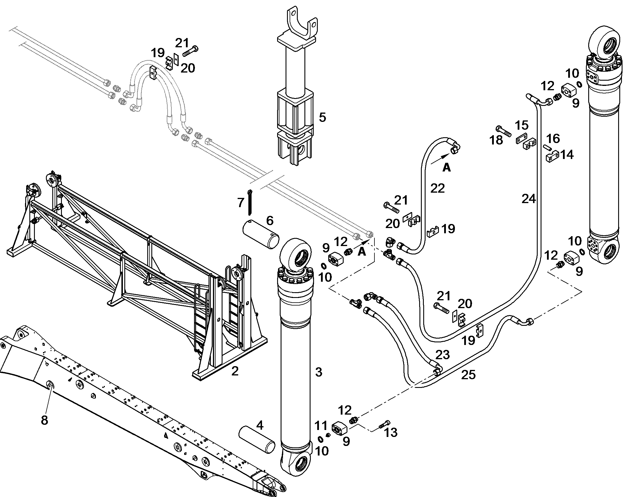 ШЛАНГ 12X1650 10652943 LIEBHERR