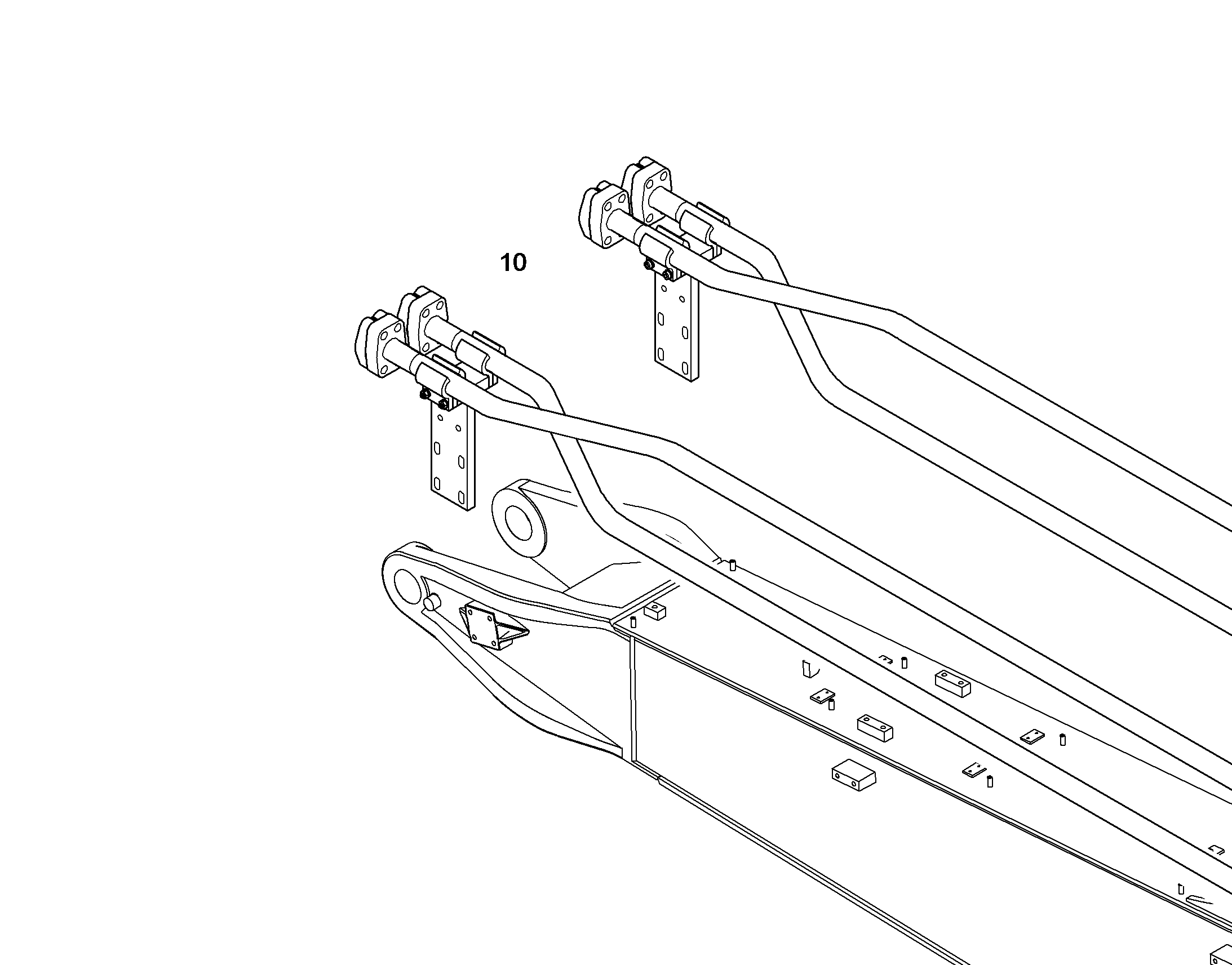 ПРОВОДКА МОНТАЖ AHS 10398397 LIEBHERR