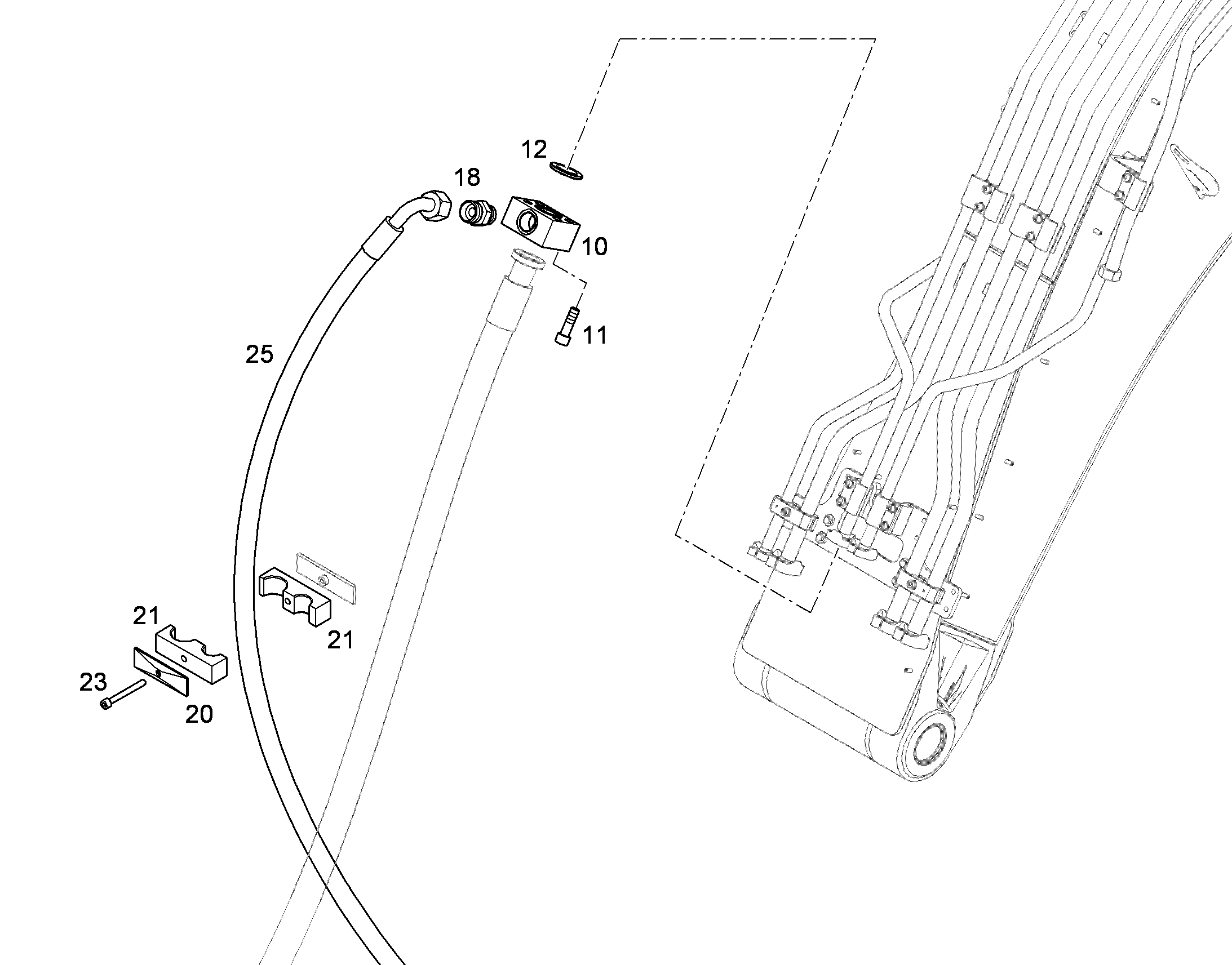 ПОЛУХОМУТИК d=38-28 10399367 LIEBHERR