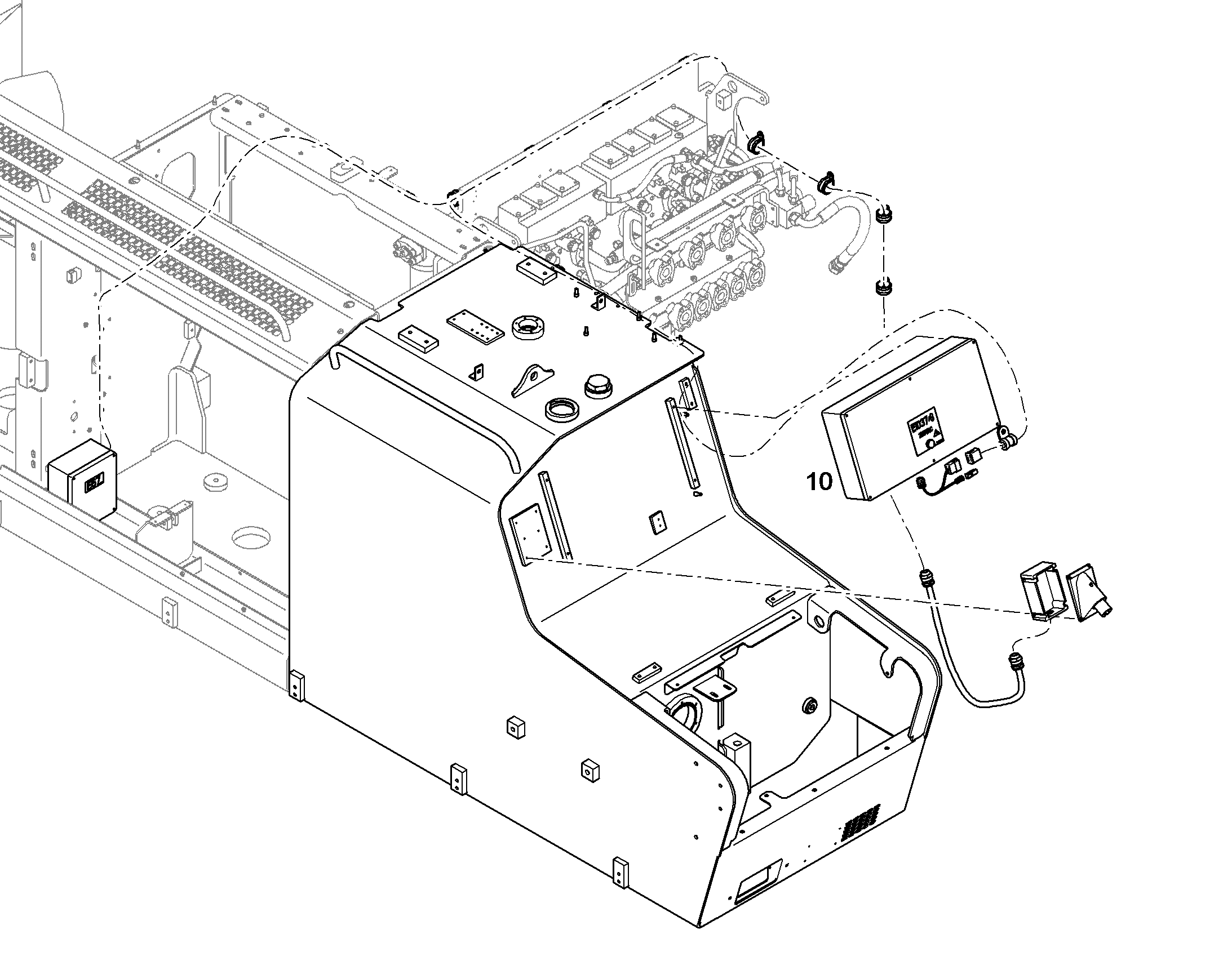 ШКАФ СИЛОВОЙ E1037/8 10391994 LIEBHERR