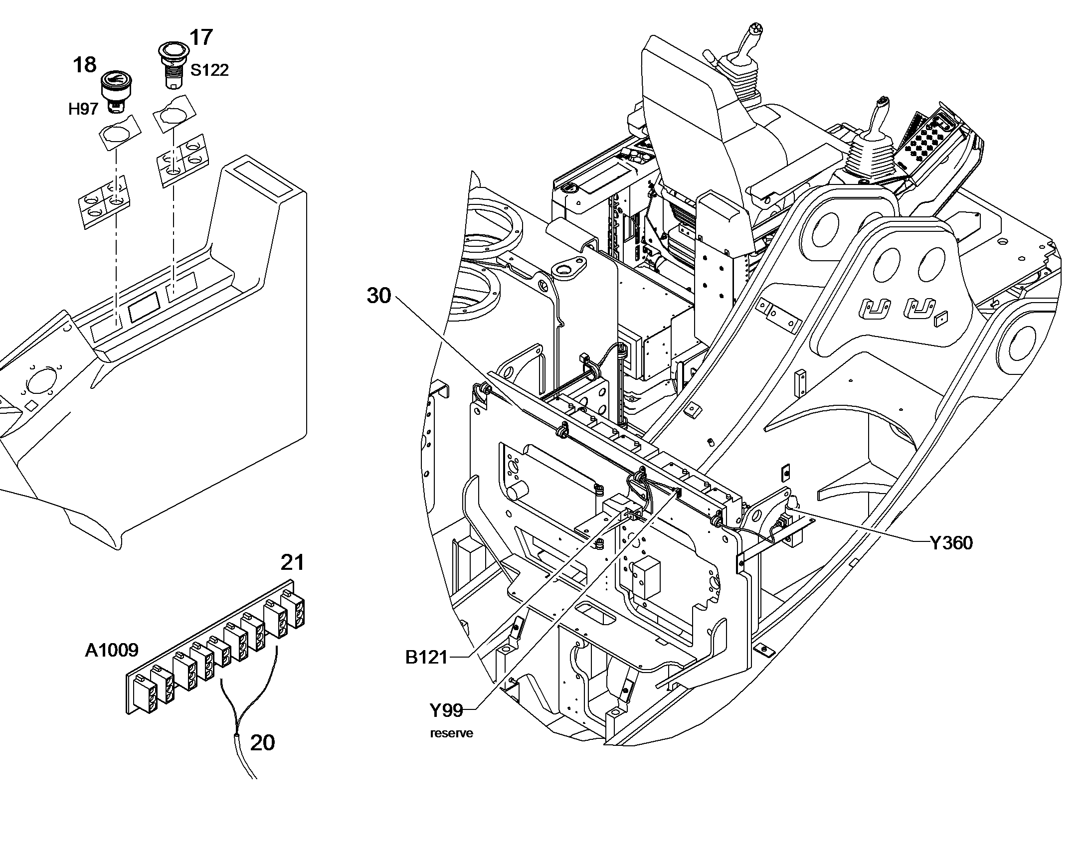 КОМПЛЕКТ КАБЕЛЕЙ S122-H97-Y360 10384995 LIEBHERR