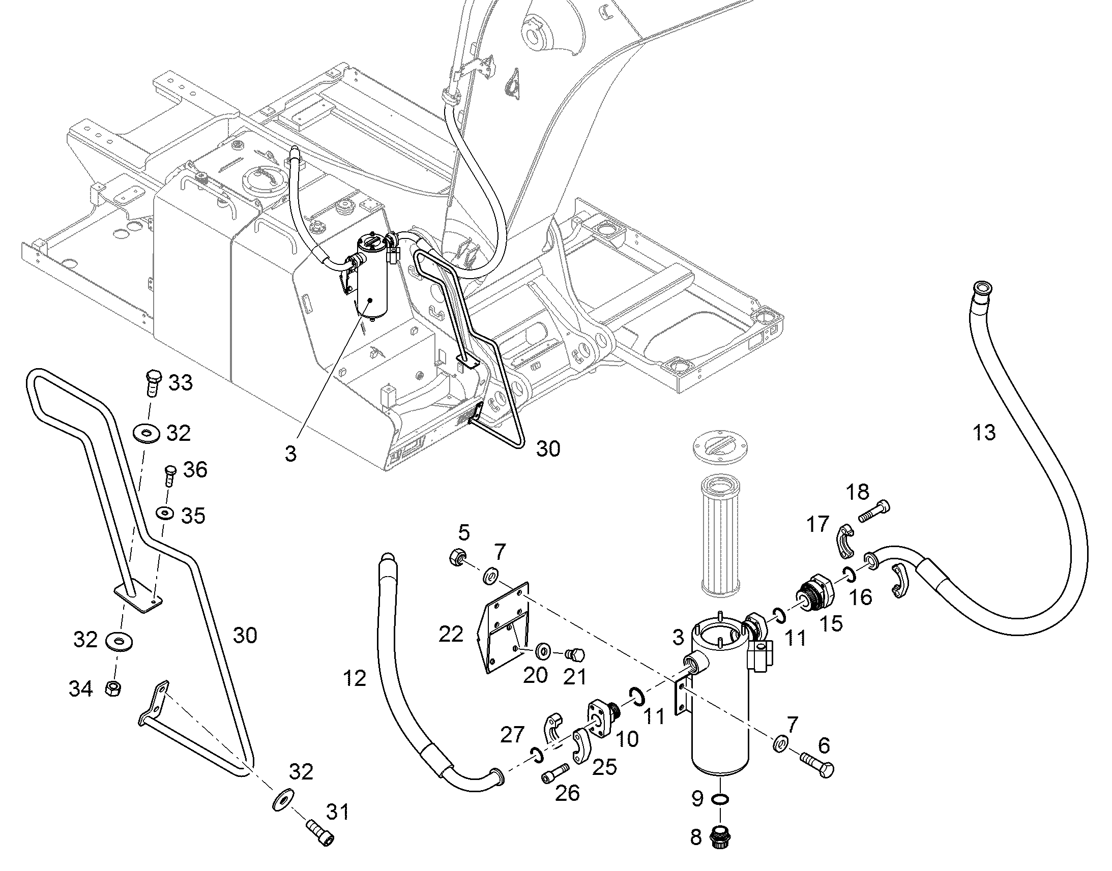 РУЧКА ПРАВАЯ 11732477 LIEBHERR