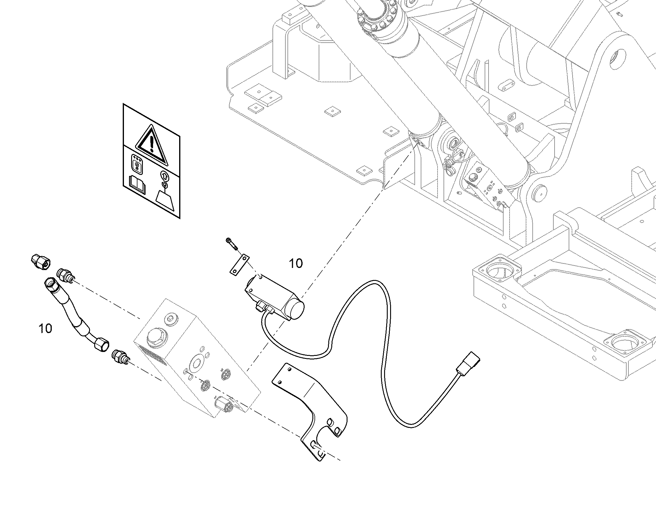 УСТР.ПРЕДУП.О ПЕРЕГРУЗКЕ R924COMP 10391093 LIEBHERR