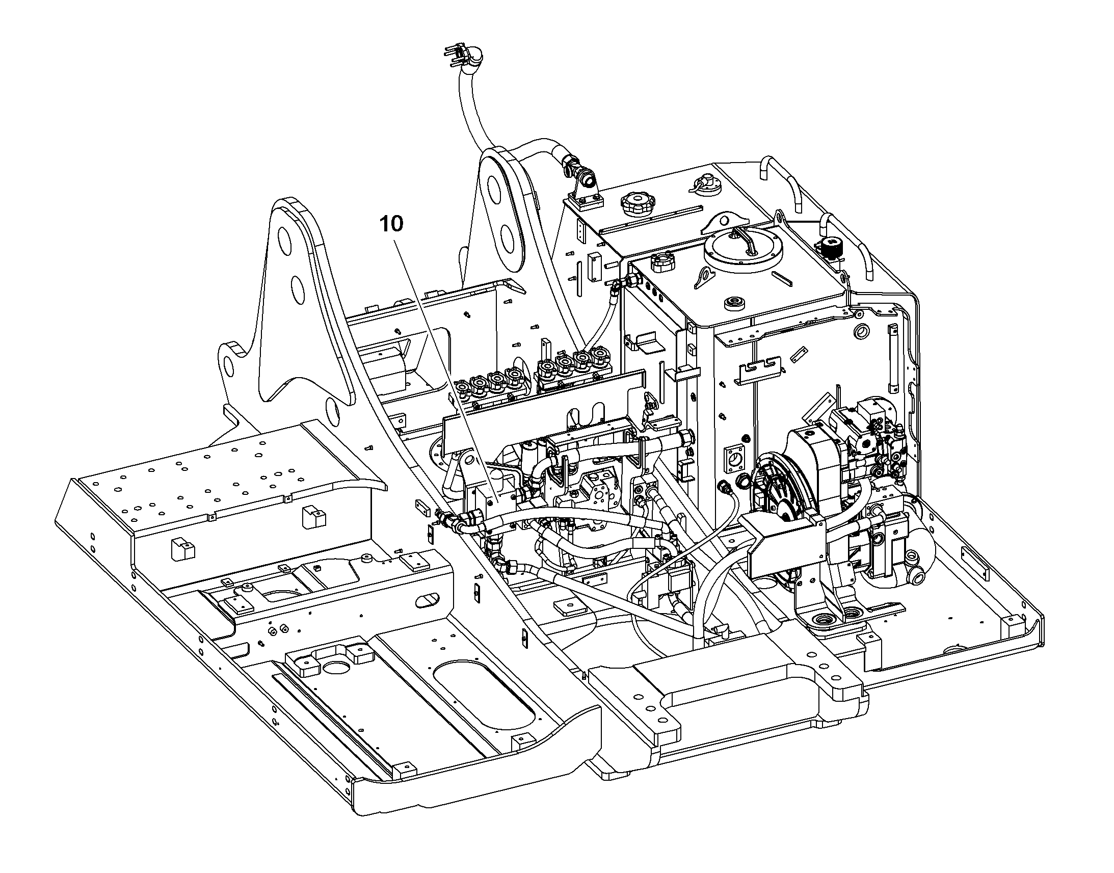 МОНТ.КОМПЛЕКТ ЗАЩИТНОЙ КРЫШКИ 10381838 LIEBHERR