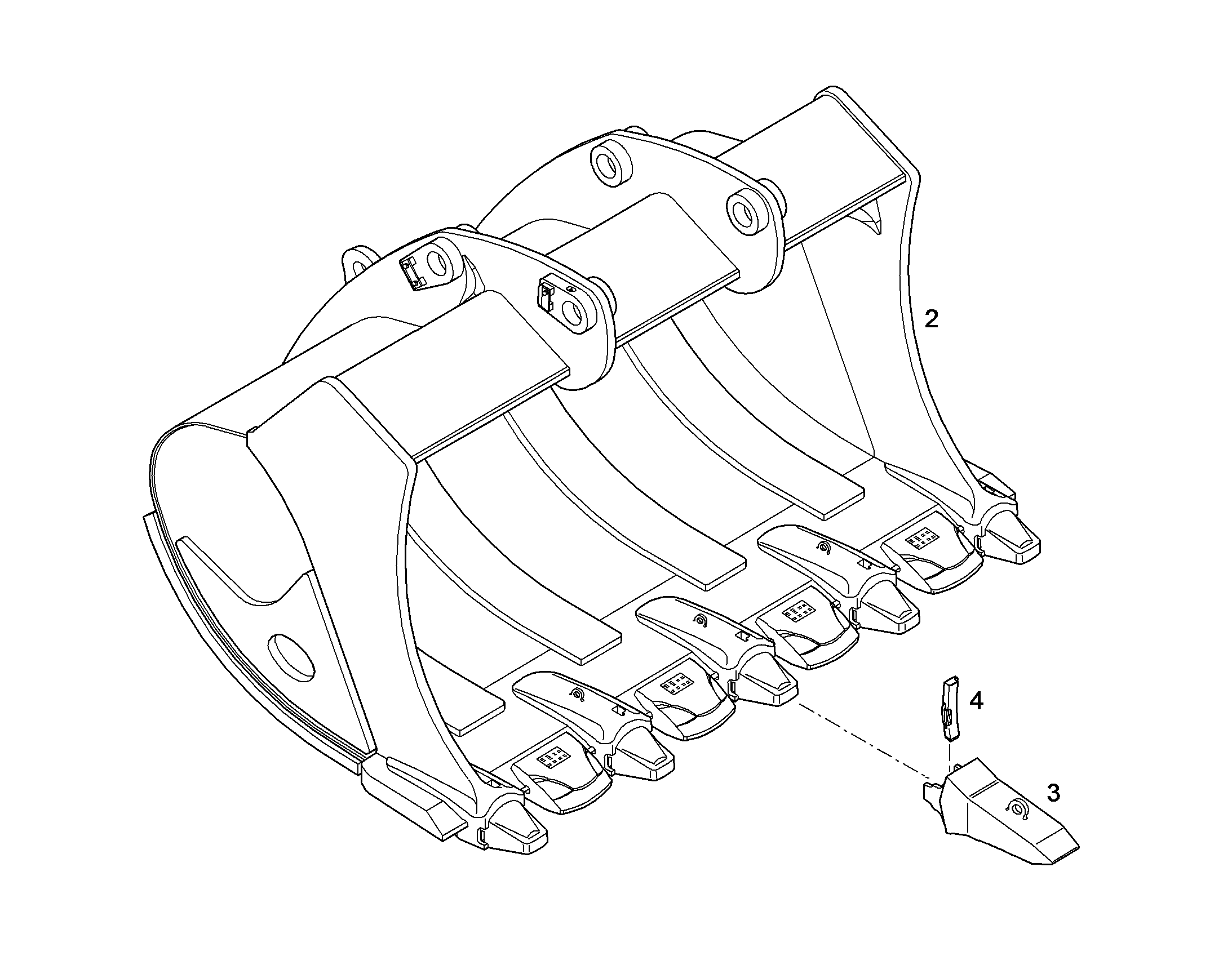 ЛОПАТА ОБРАТНАЯ HD 10395799 LIEBHERR