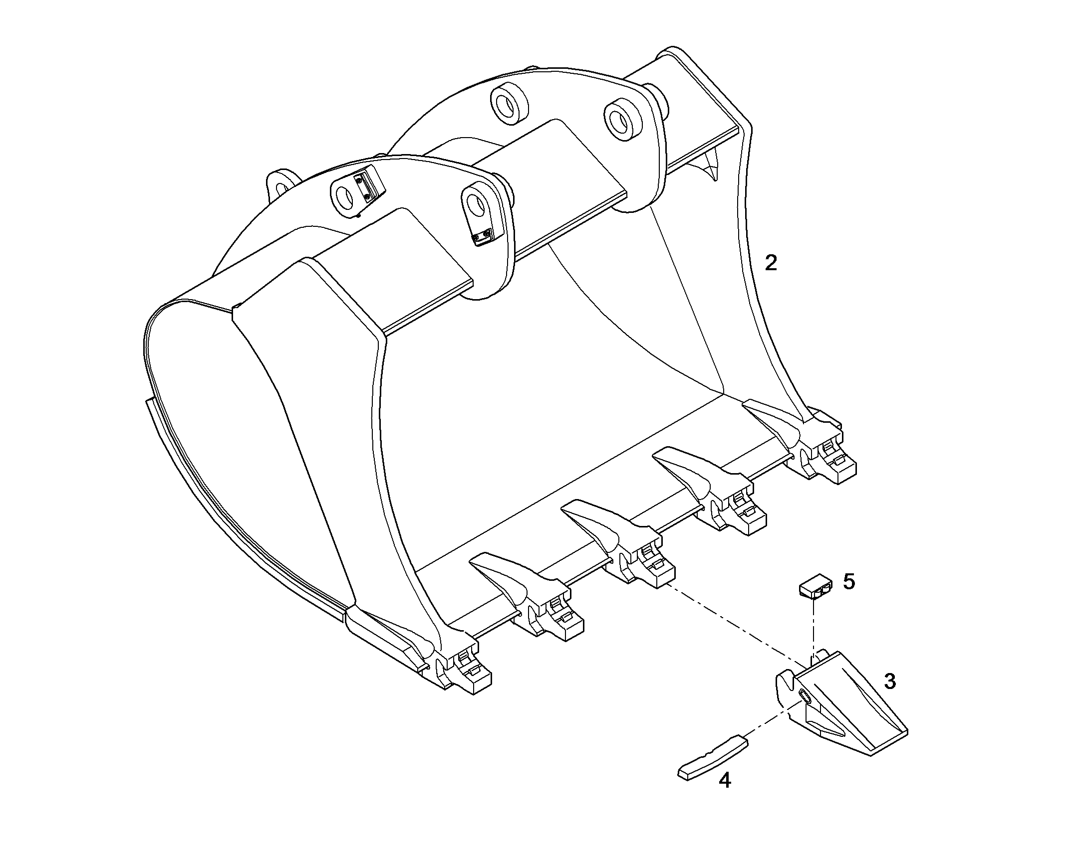 ЛОПАТА ОБРАТНАЯ 10398400 LIEBHERR
